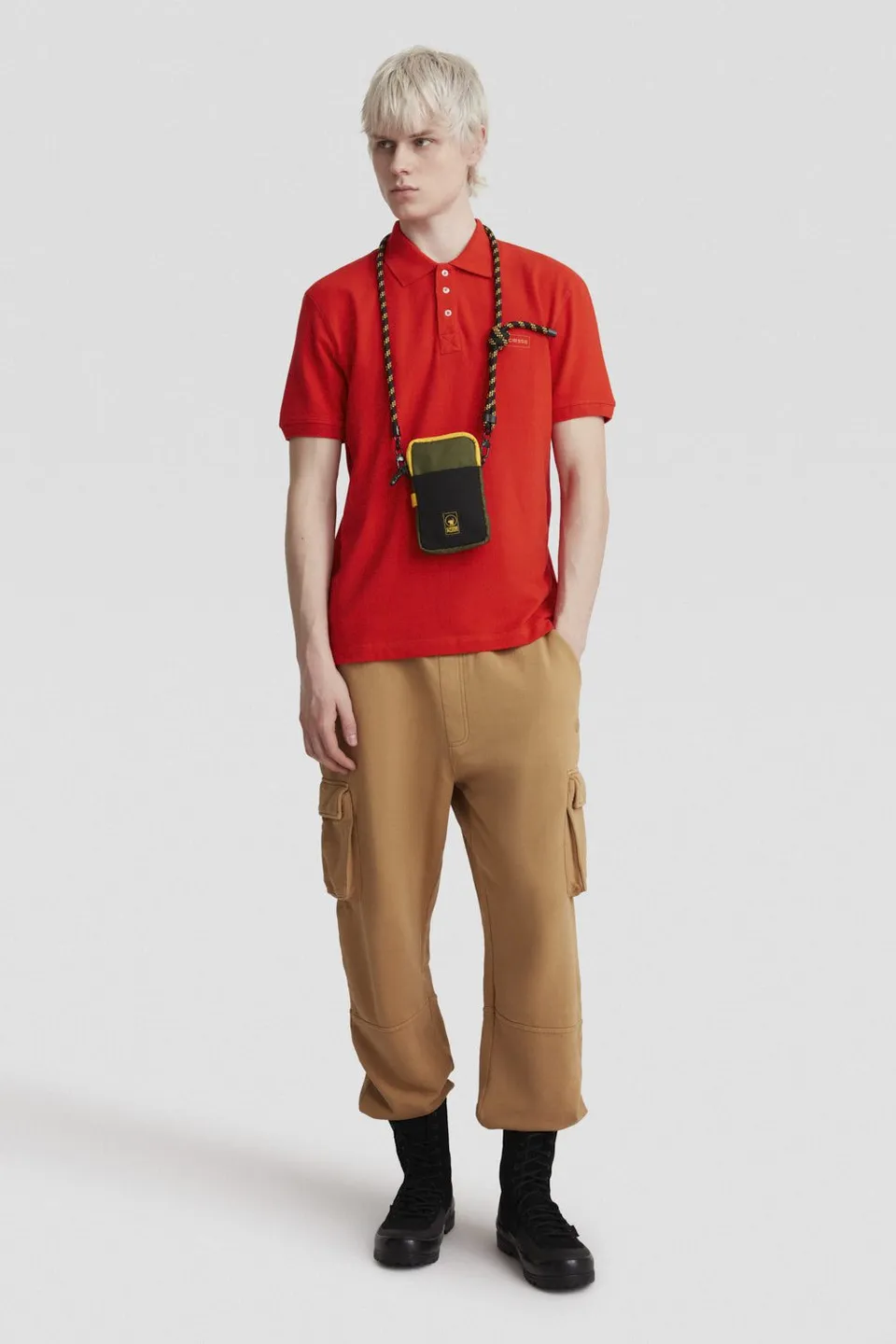 ciesse-outdoor-polo-jersey-polohemd-rot-baumwolle image 1