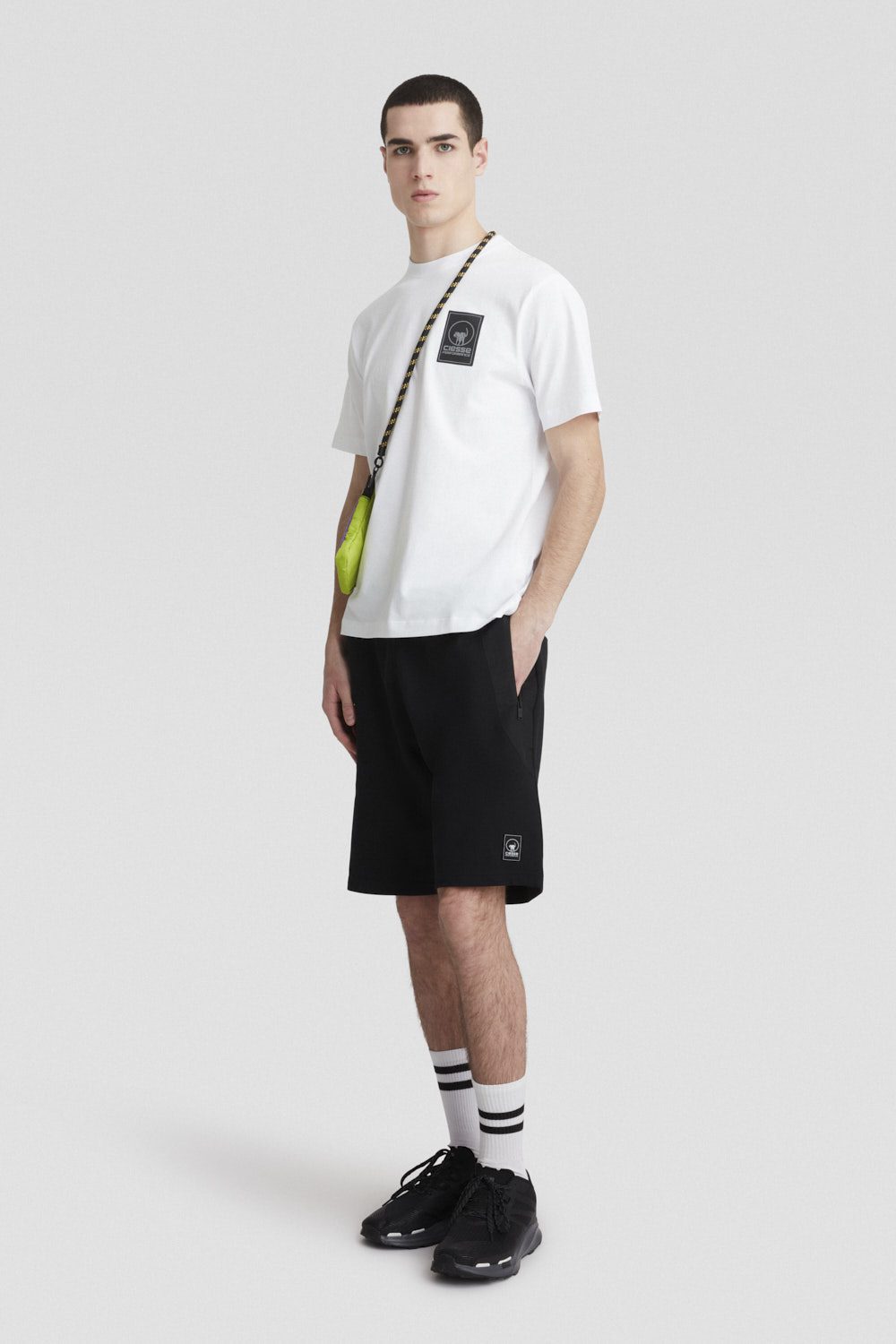 ciesse-pantaloni-shorts-schwarz-leicht-reiverschlusstaschen image 4