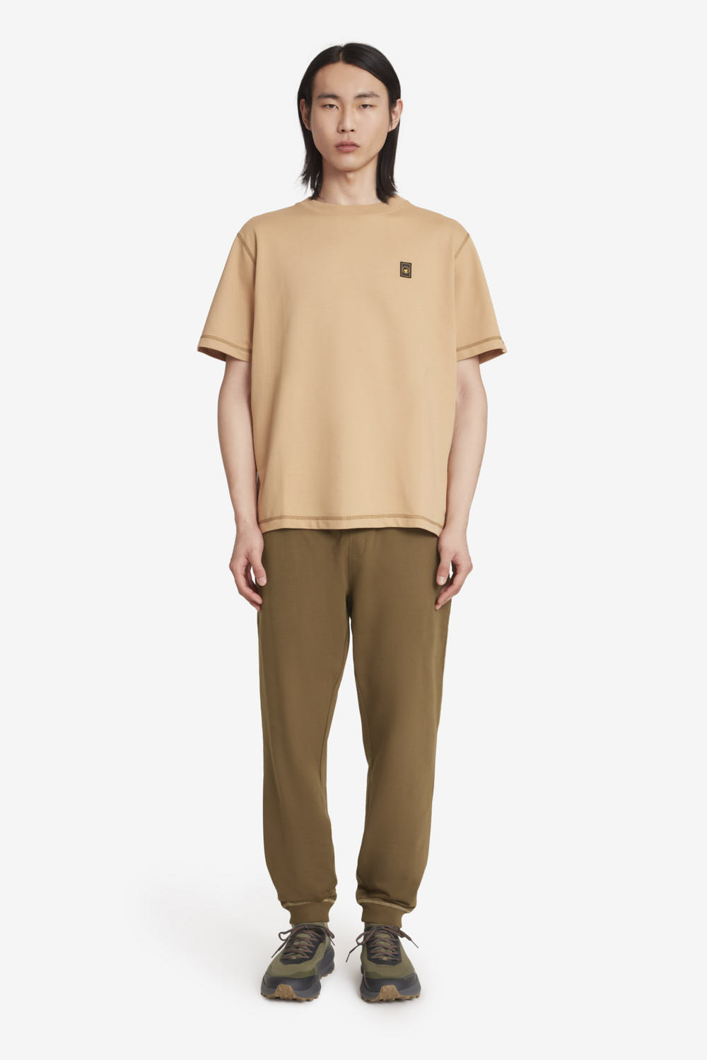 ciesse-outdoor-crincy-t-shirt-beige-oversize-baumwolle image 1