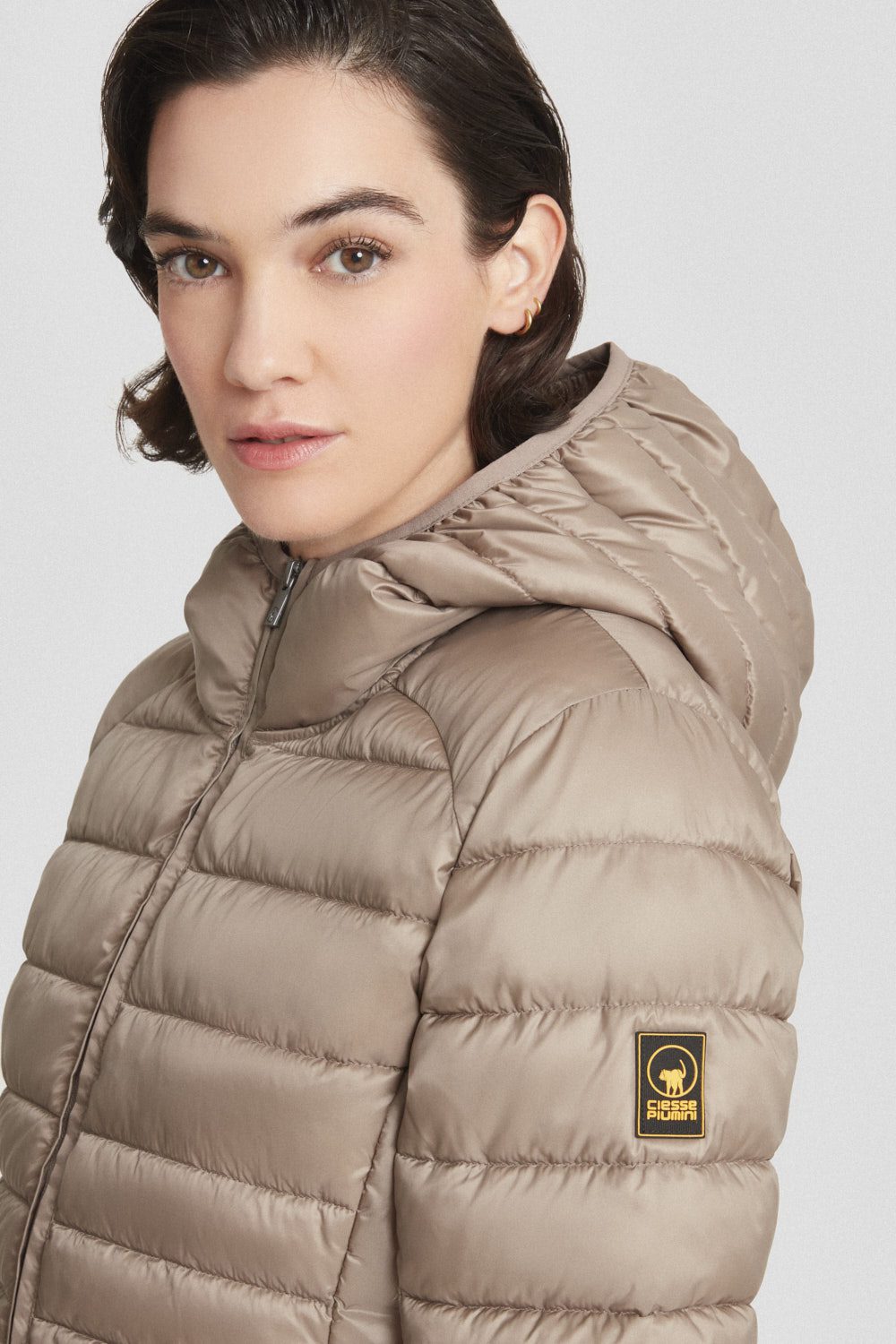 ciesse-outdoor-piumini-daunenjacke-braun-lang-wasserdicht image 3