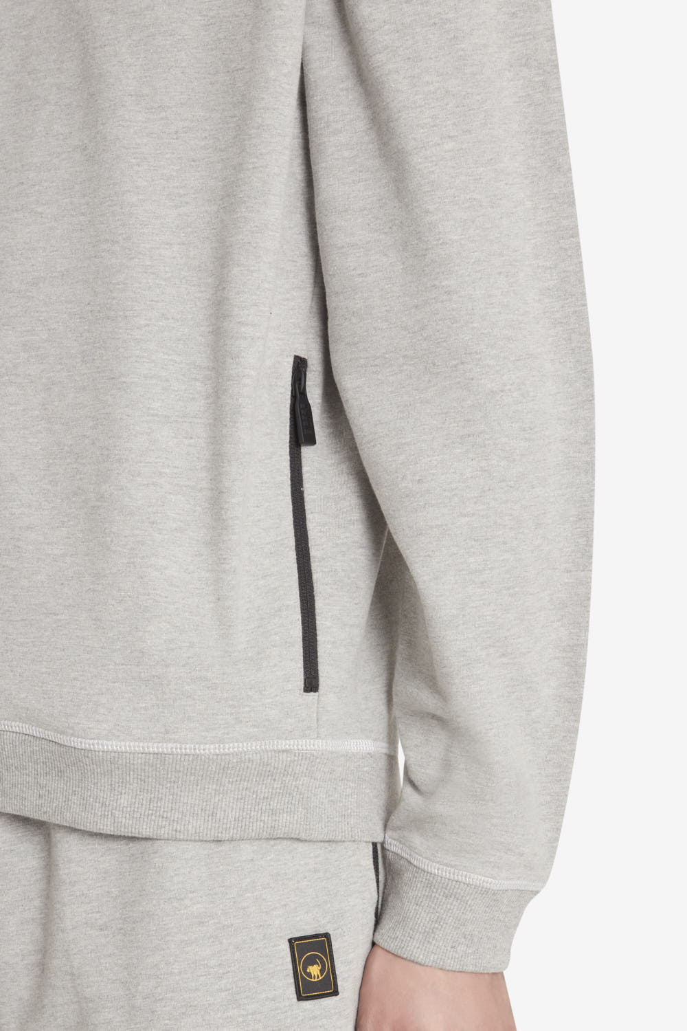 ciesse-outdoor-flea-4-0-sweatshirt-grau-meliert-baumwolle-herren image 3