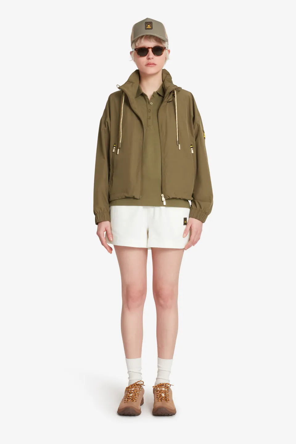 ciesse-outdoor-lana-kurze-damen-jacke-olivgr-n-kapuze image 1