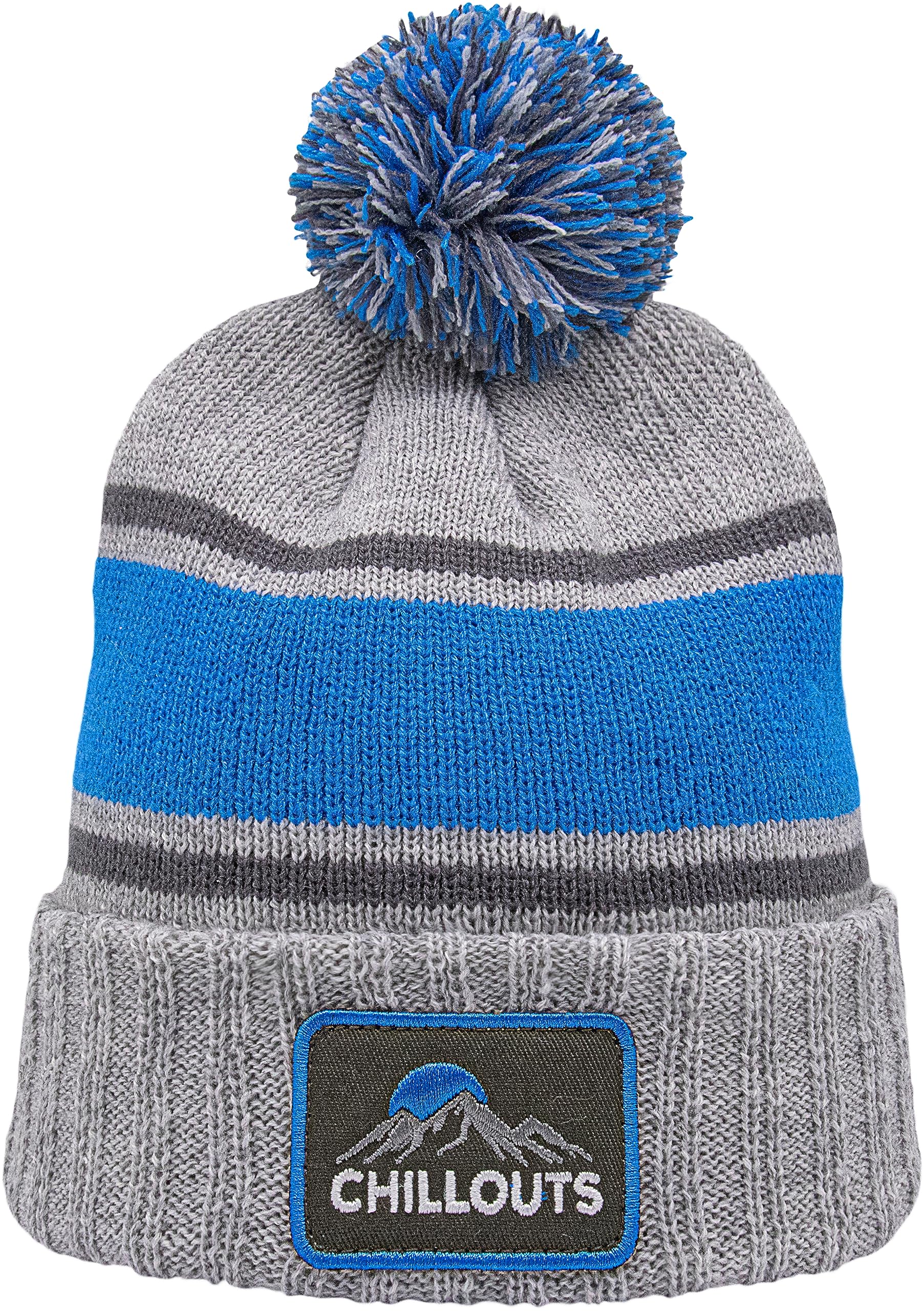 chillouts-nox-beanie-bommelm-tze-brown-mint-gestreift image 5