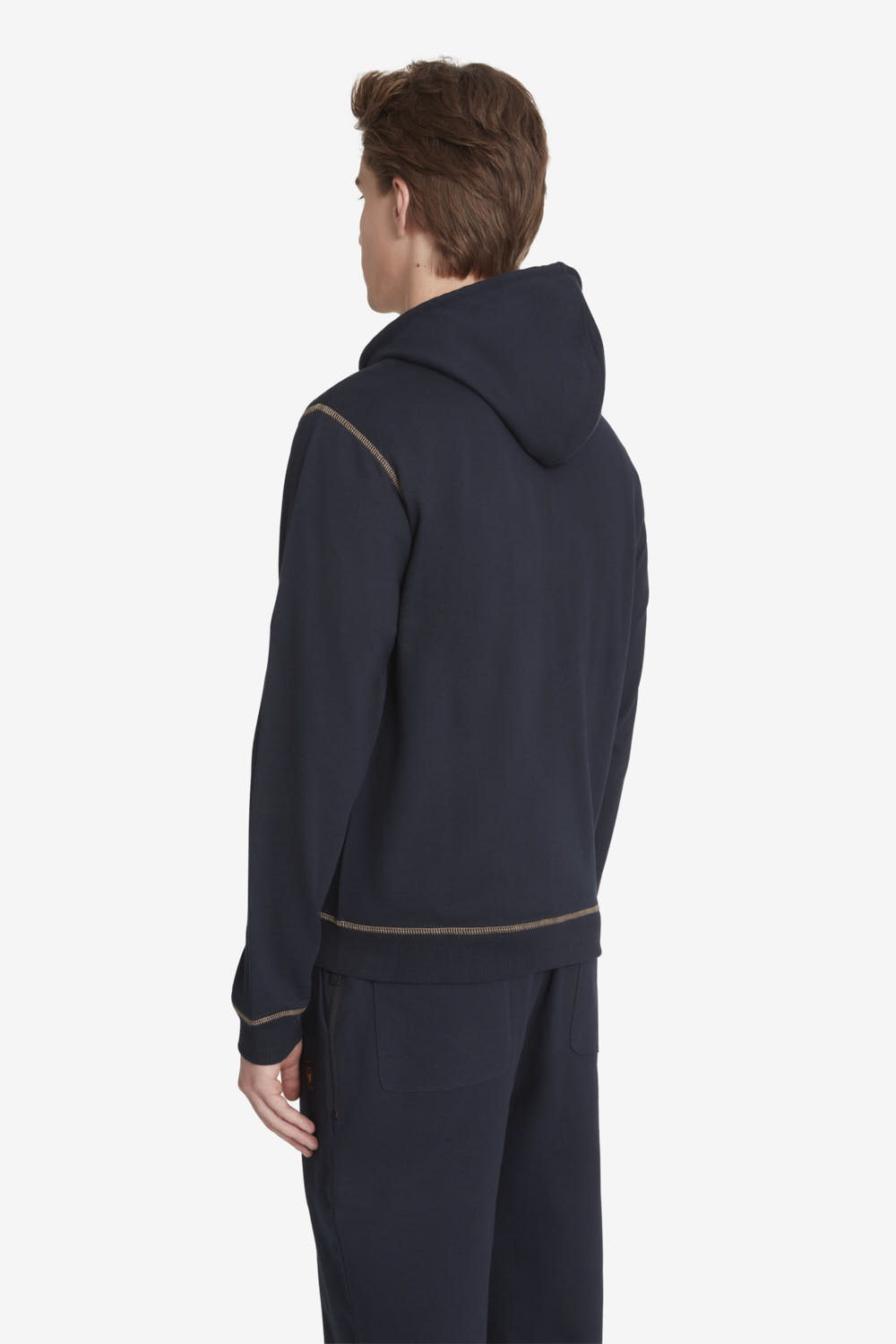 ciesse-outdoor-kurt-hoodie-dunkelblau-baumwolle-herren image 4