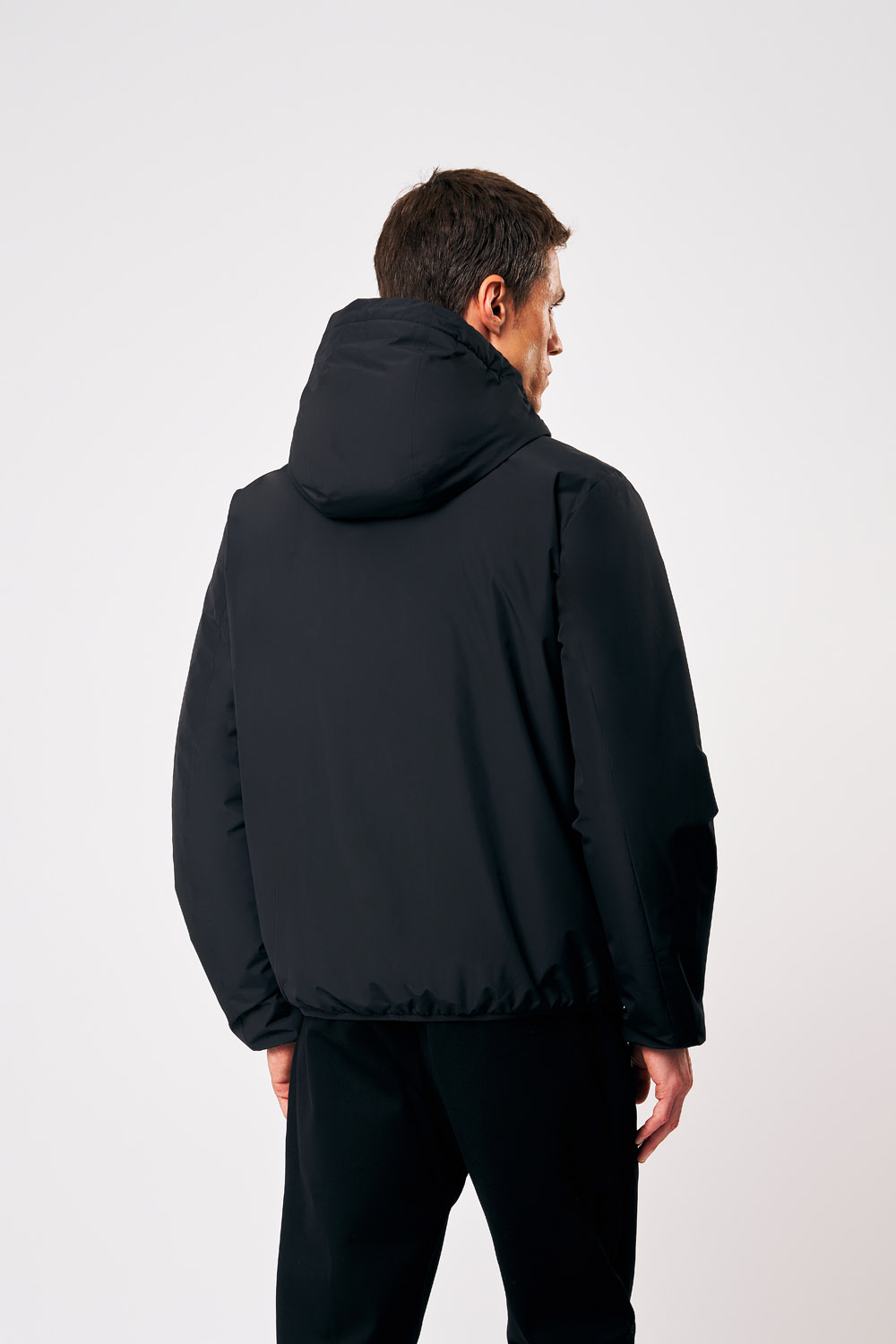 ciesse-outdoor-peter-winterjacke-schwarz-mit-kapuze-steppjacke image 5