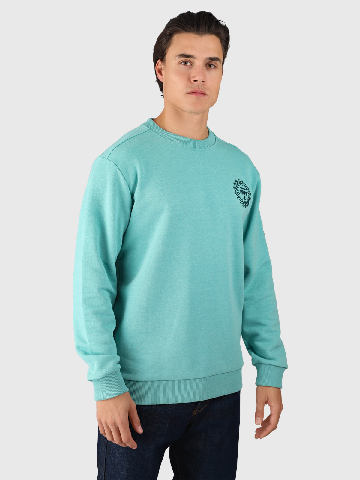 brunotti-naval-herren-pullover-bottle-green-rundhals image 4