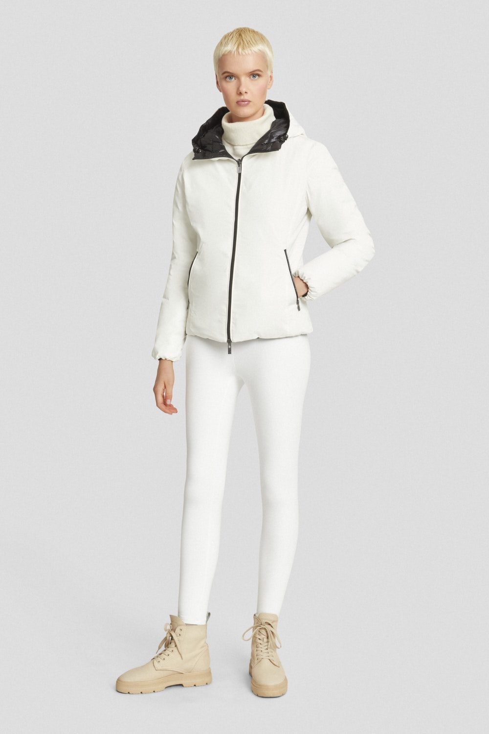 ciesse-outdoor-piumini-daunenjacke-wei-kurz-reversibel-800fp image 1