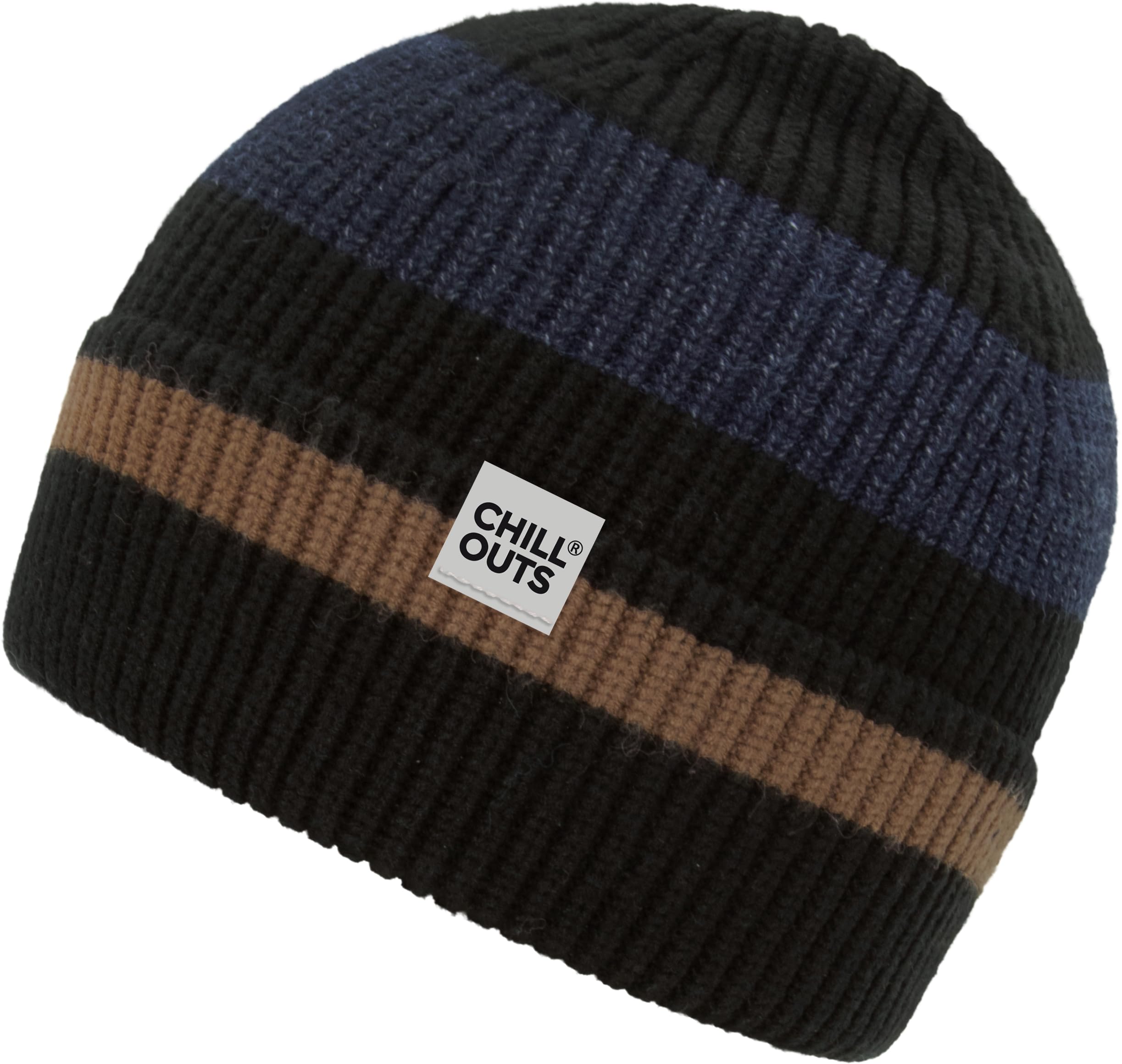 chillouts-bastian-hat-winterm-tze-schwarz-streifen-teddyfutter image 1