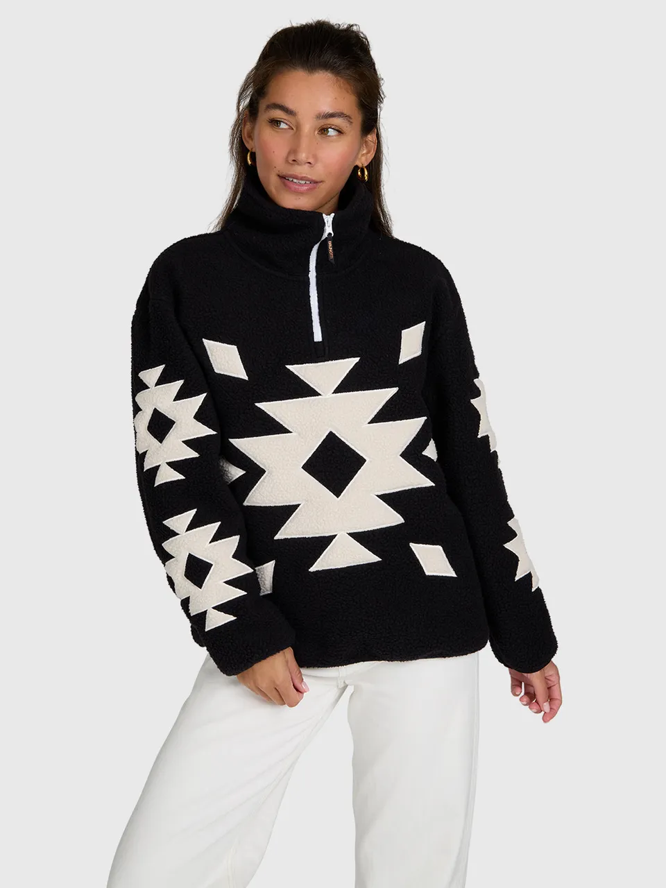 brunotti-charley-damen-fleecejacke-schwarz image 1