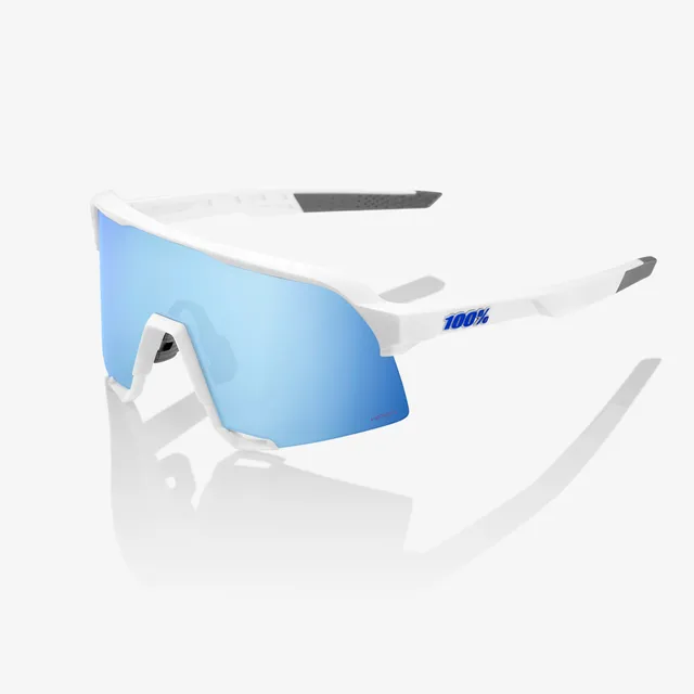 100-s3-sport-sonnenbrille-matte-white-hiper-blue-mirror image 1