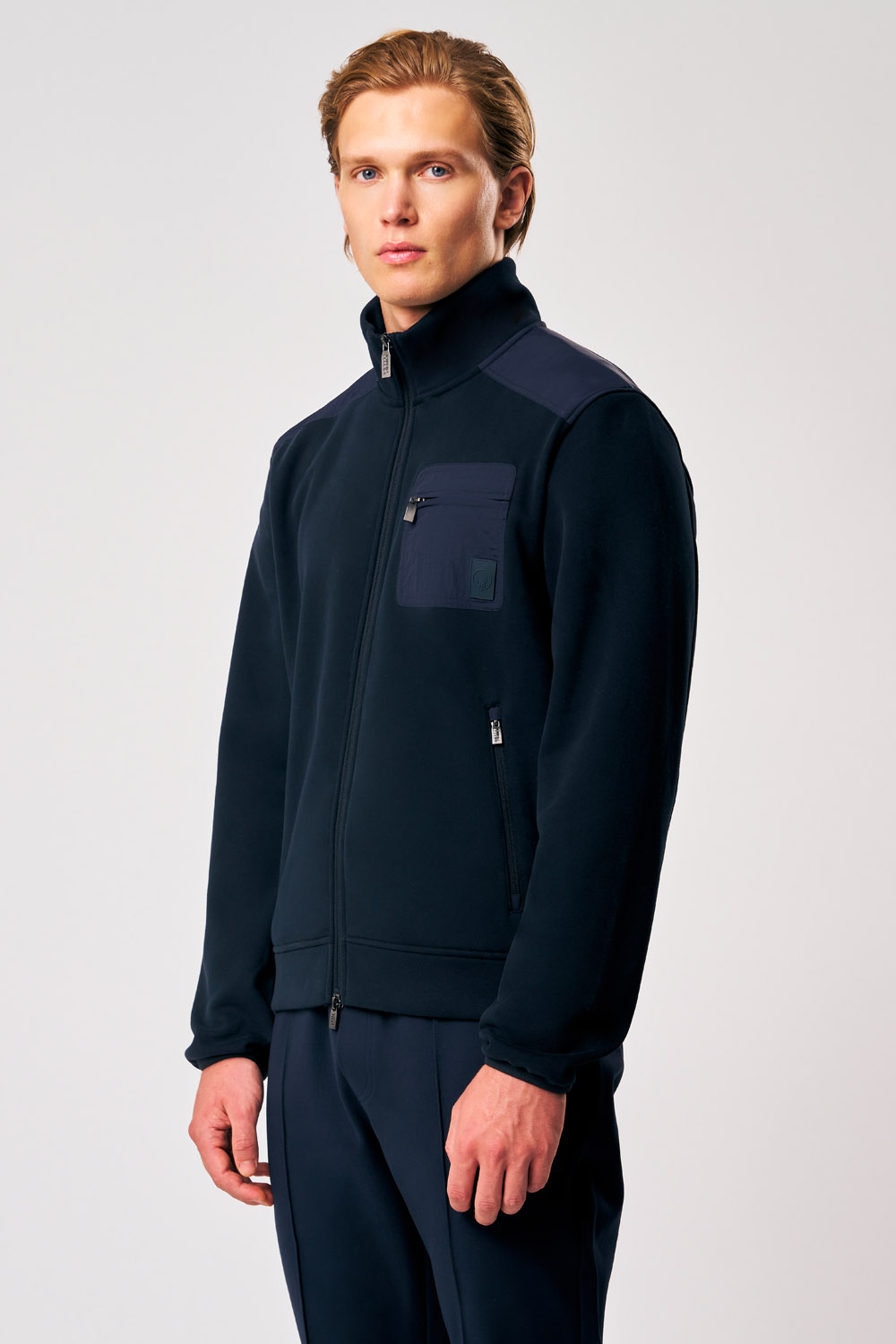ciesse-outdoor-ziad-sweatjacke-herren-blau-full-zip image 1