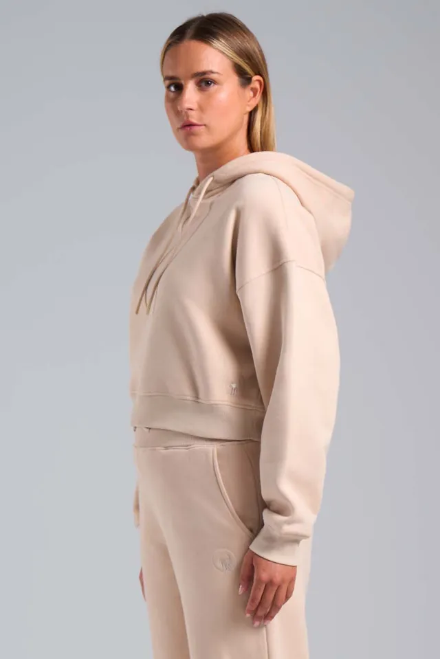ciesse-samar-hoodie-damen-grau-crop-mit-kapuze image 1