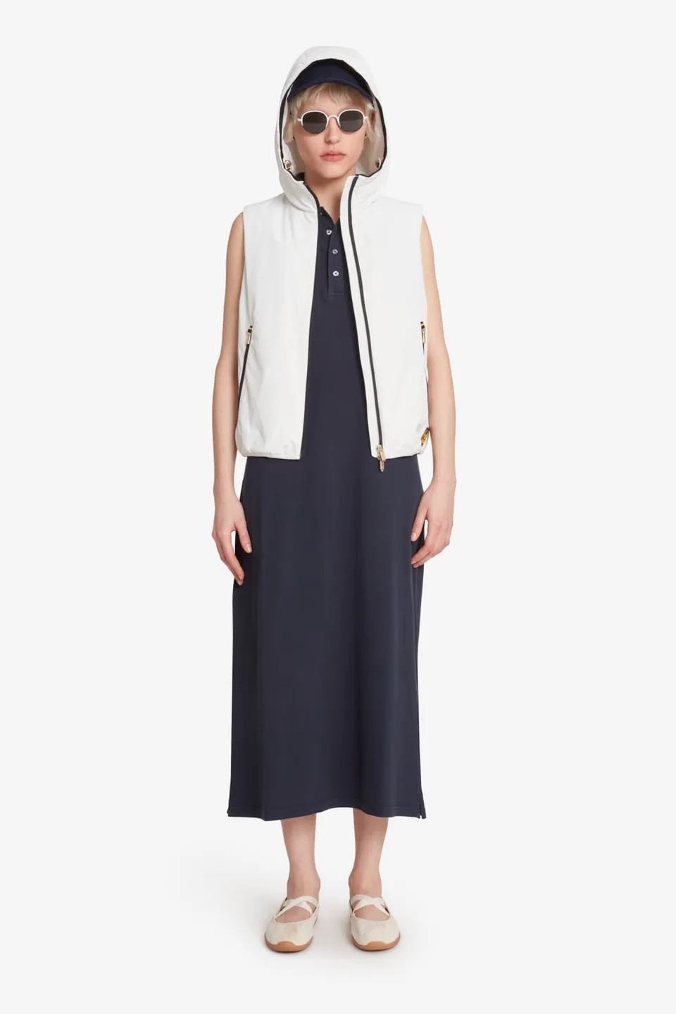 ciesse-outdoor-kenza-steppweste-damen-wei-mit-kapuze image 1