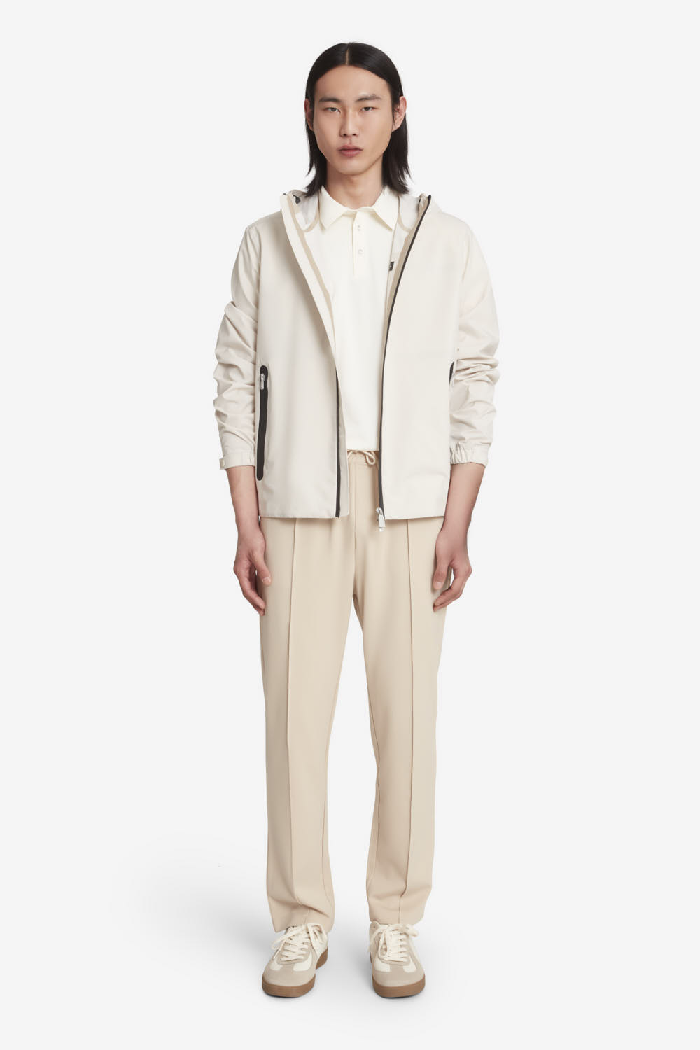 ciesse-outdoor-trivor-softshelljacke-herren-beige-kapuze image 1