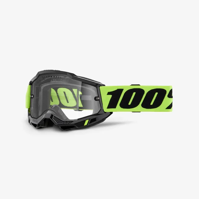 100-accuri-2-enduro-mtb-goggle-neon-yellow-clear-lens-brille image 1