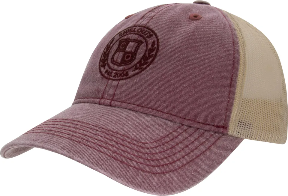 chillouts-milton-hat-baseballkappe-bordeaux-vintage image 1