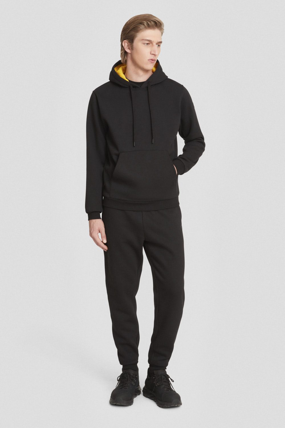 ciesse-outdoor-felpe-hoodie-schwarz-kapuze-herren image 2