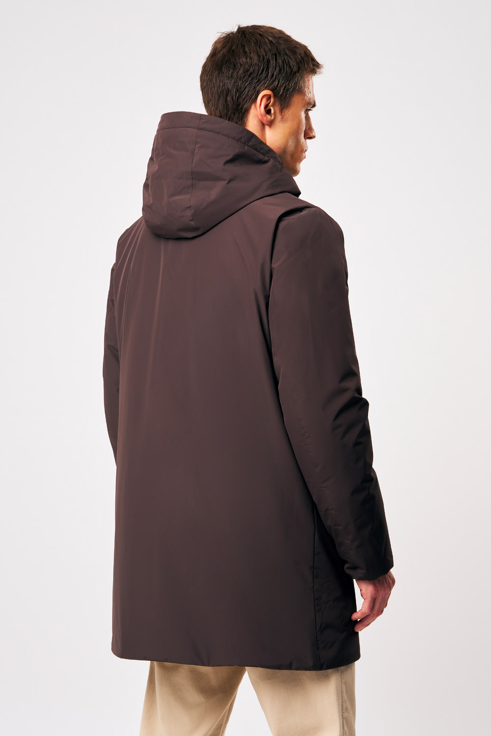 ciesse-outdoor-gunbu-winterjacke-herren-braun-kapuze image 5