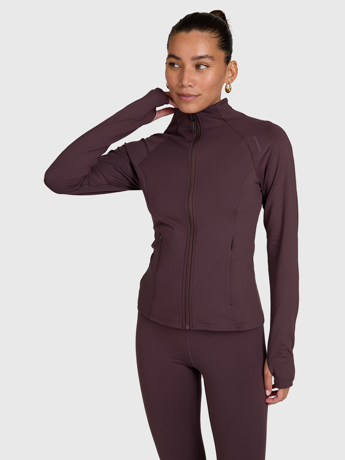 brunotti-sanna-zip-snow-fleece-raisin-damen-skifleece image 3