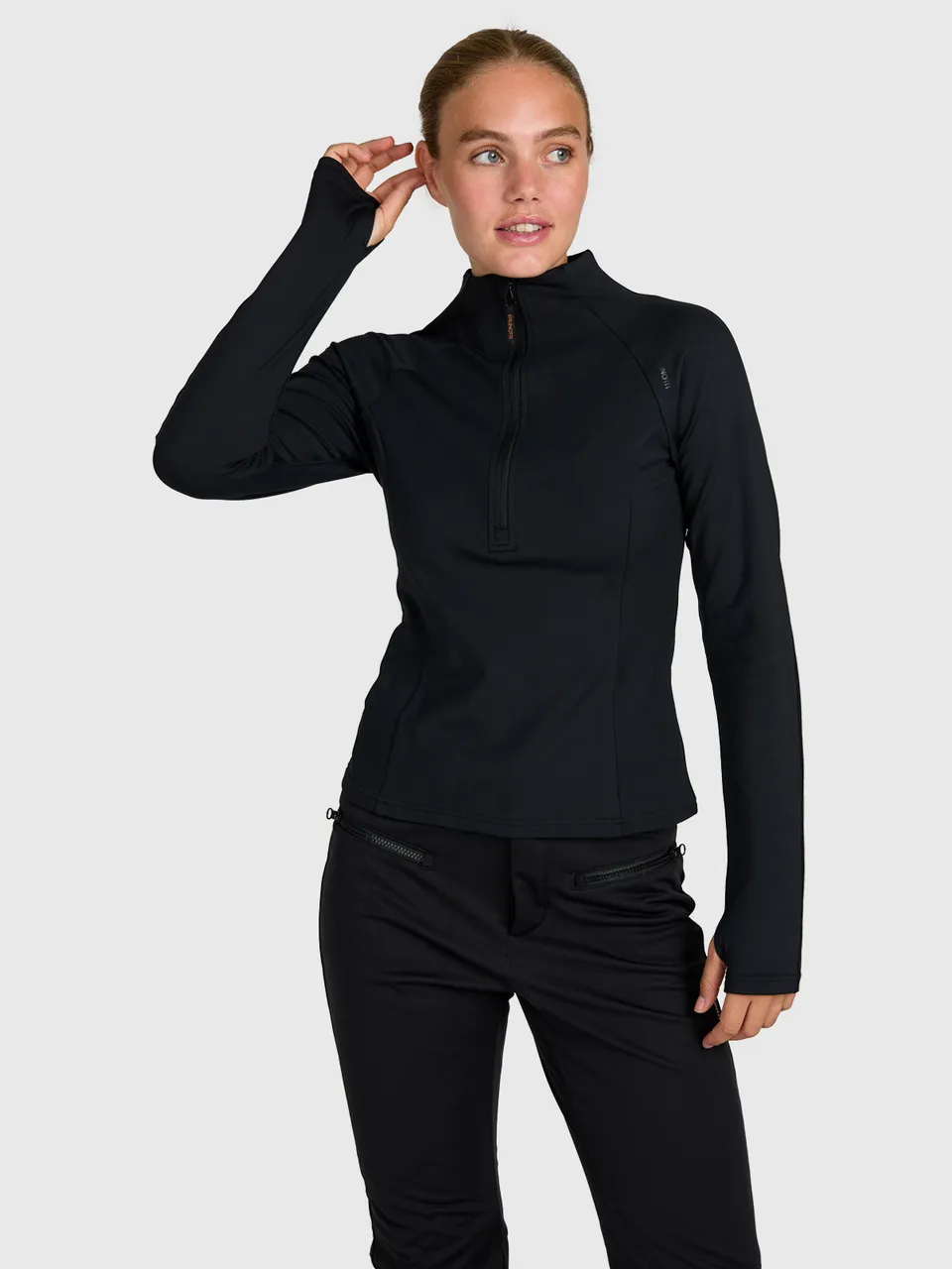 brunotti-sanna-women-snow-fleece-damen-schwarz-slim-fit image 1