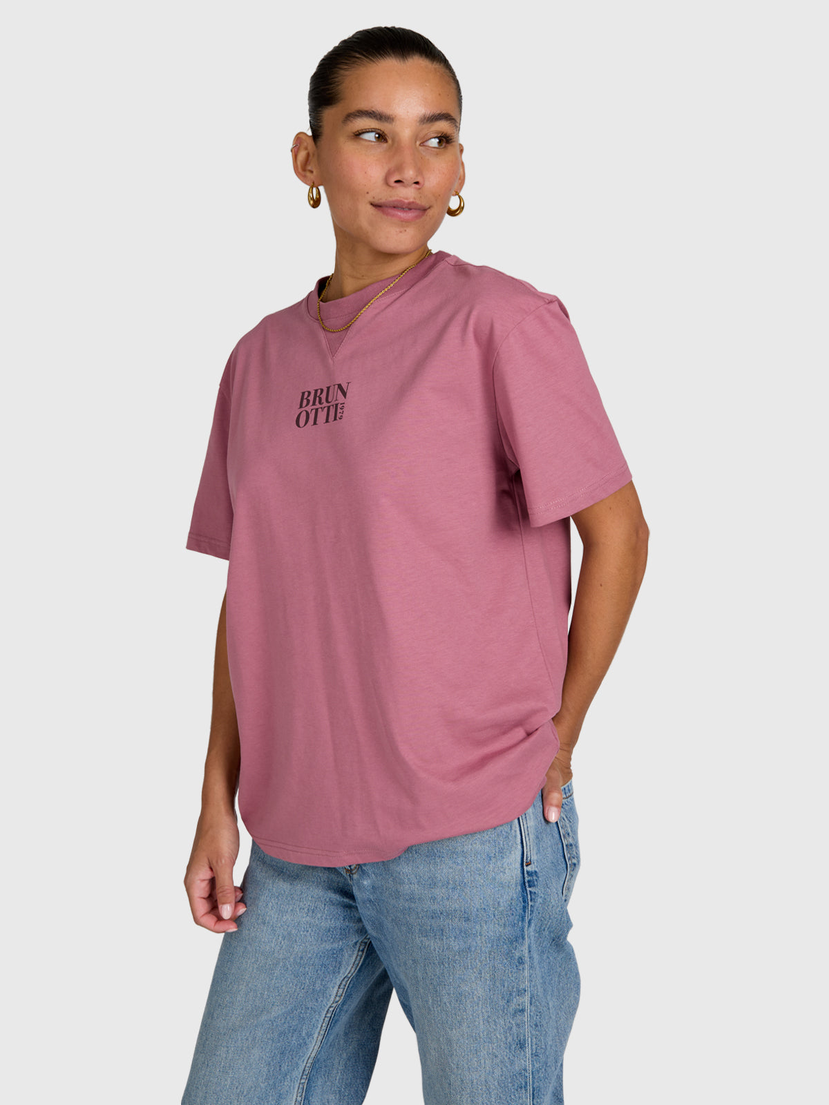 brunotti-unessa-damen-t-shirt-mauve-relaxed-fit-baumwolle image 3