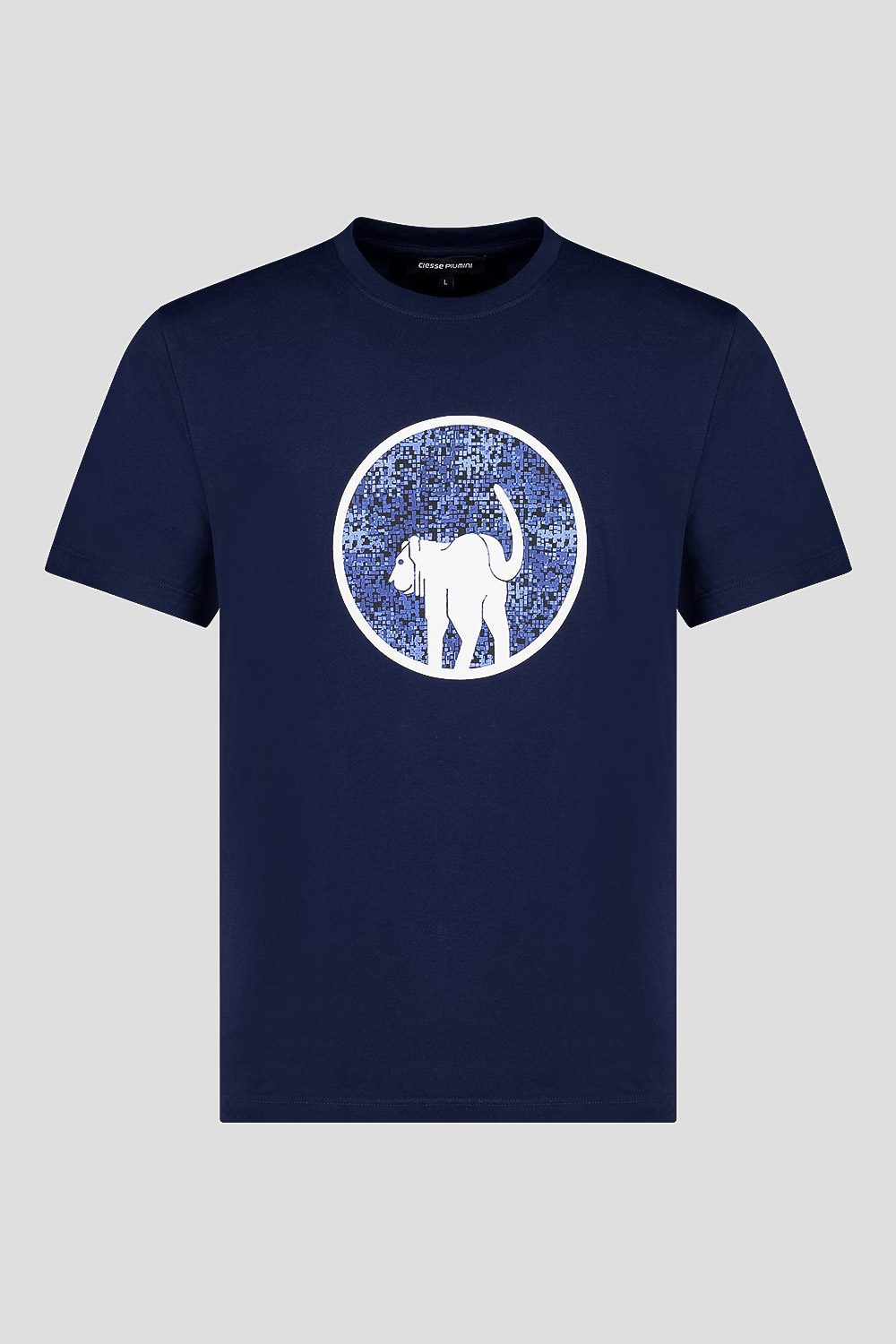 ciesse-outdoor-t-shirt-blau-baumwolle-mit-print image 3