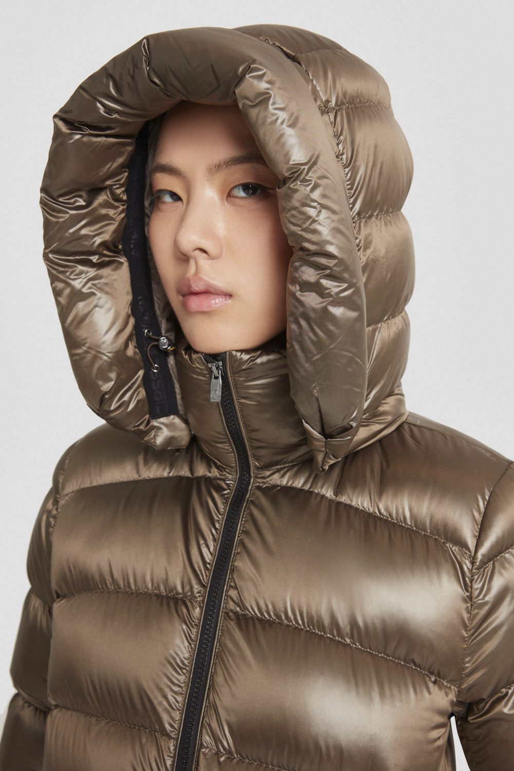ciesse-piumini-daunenjacke-braun-mittellang-dwr image 3