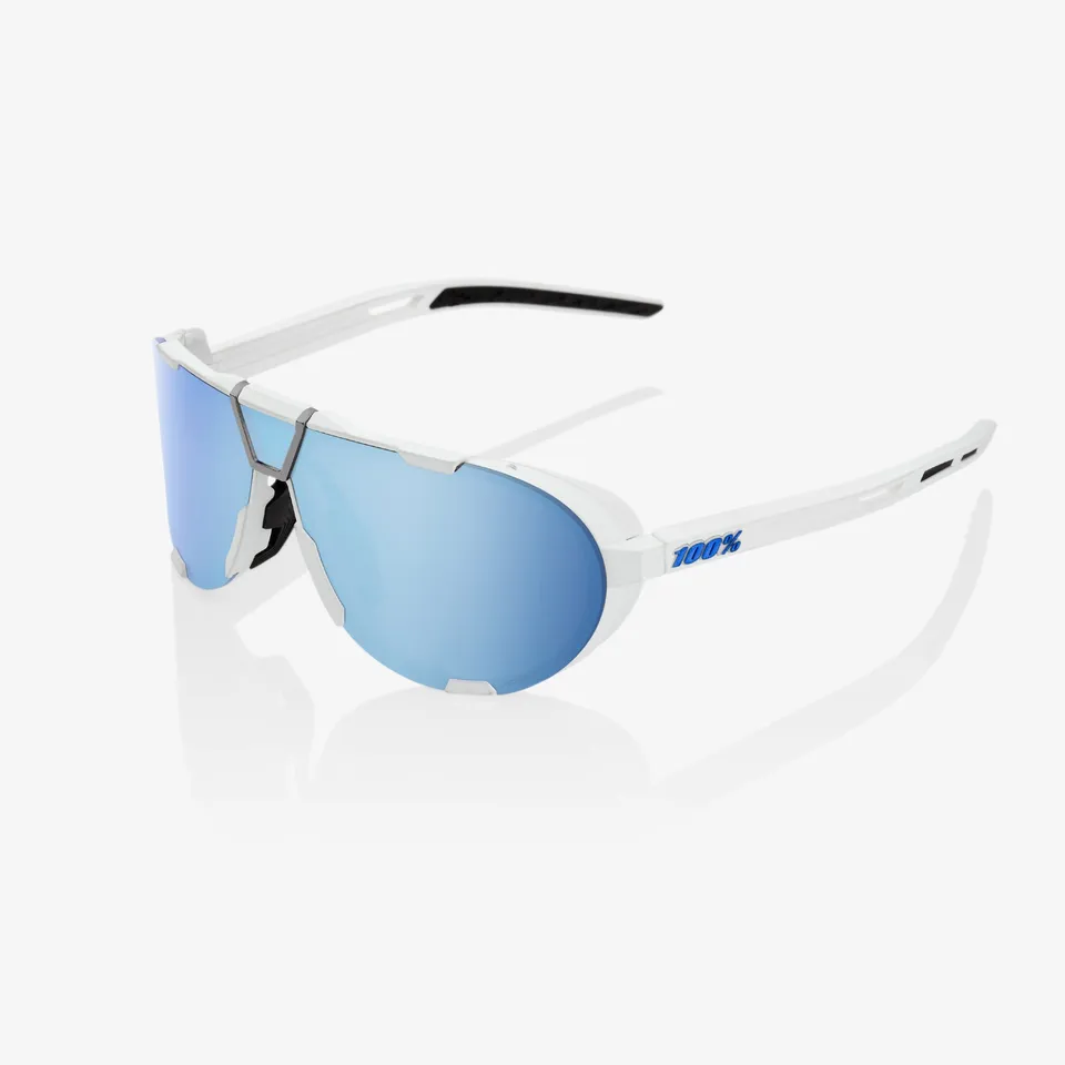 100percent-westcraft-sonnenbrille-soft-white-blue-mirror image 1