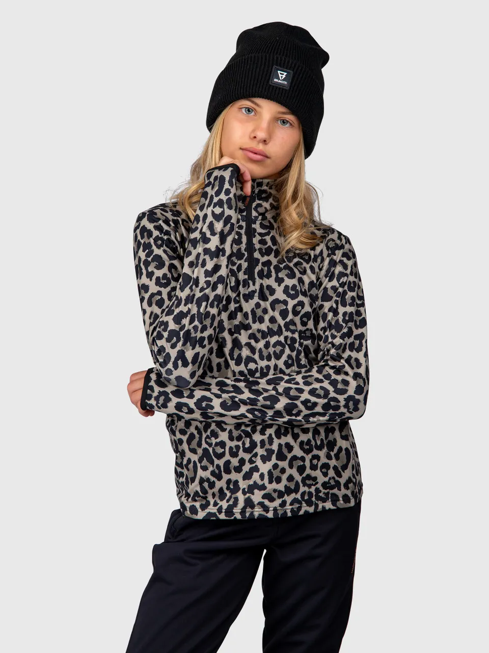 brunotti-rodiany-print-m-dchen-fleece-schwarz-polyester image 1