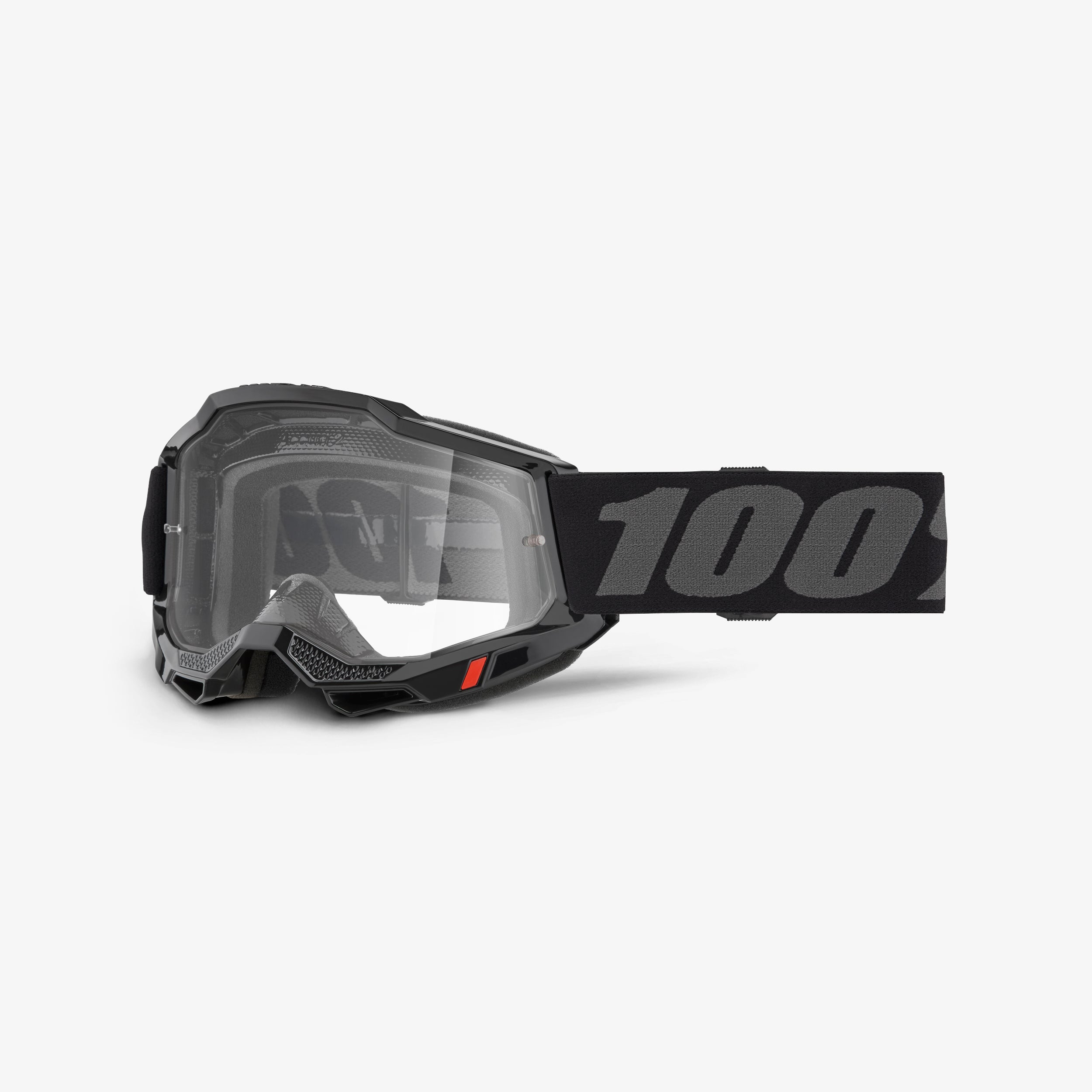 100-accuri-2-otg-motocrossbrille-black-clear-lens image 1