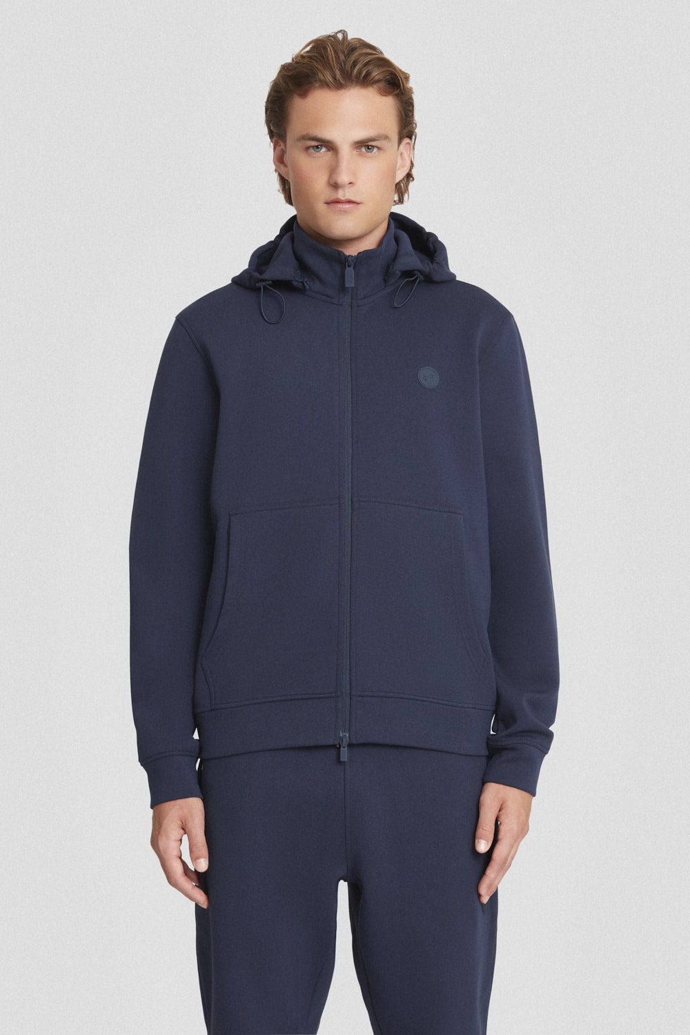ciesse-outdoor-felpe-hoodie-blau-abnehmbare-kapuze image 1