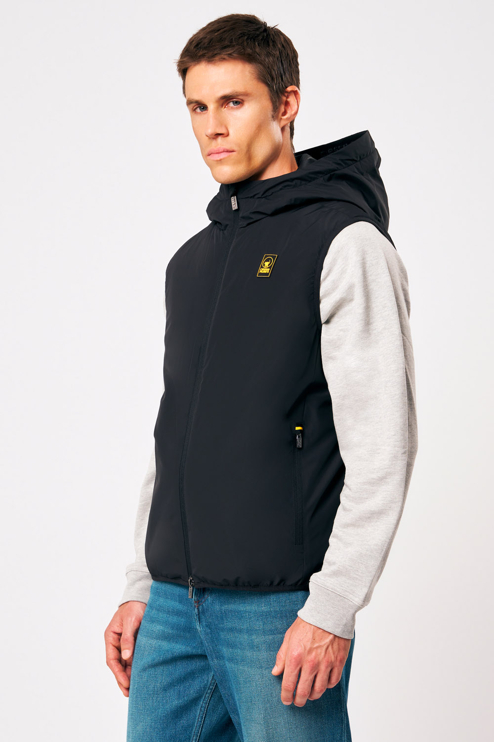 ciesse-outdoor-kenzen-weste-herren-schwarz-wattiert-kapuze image 3