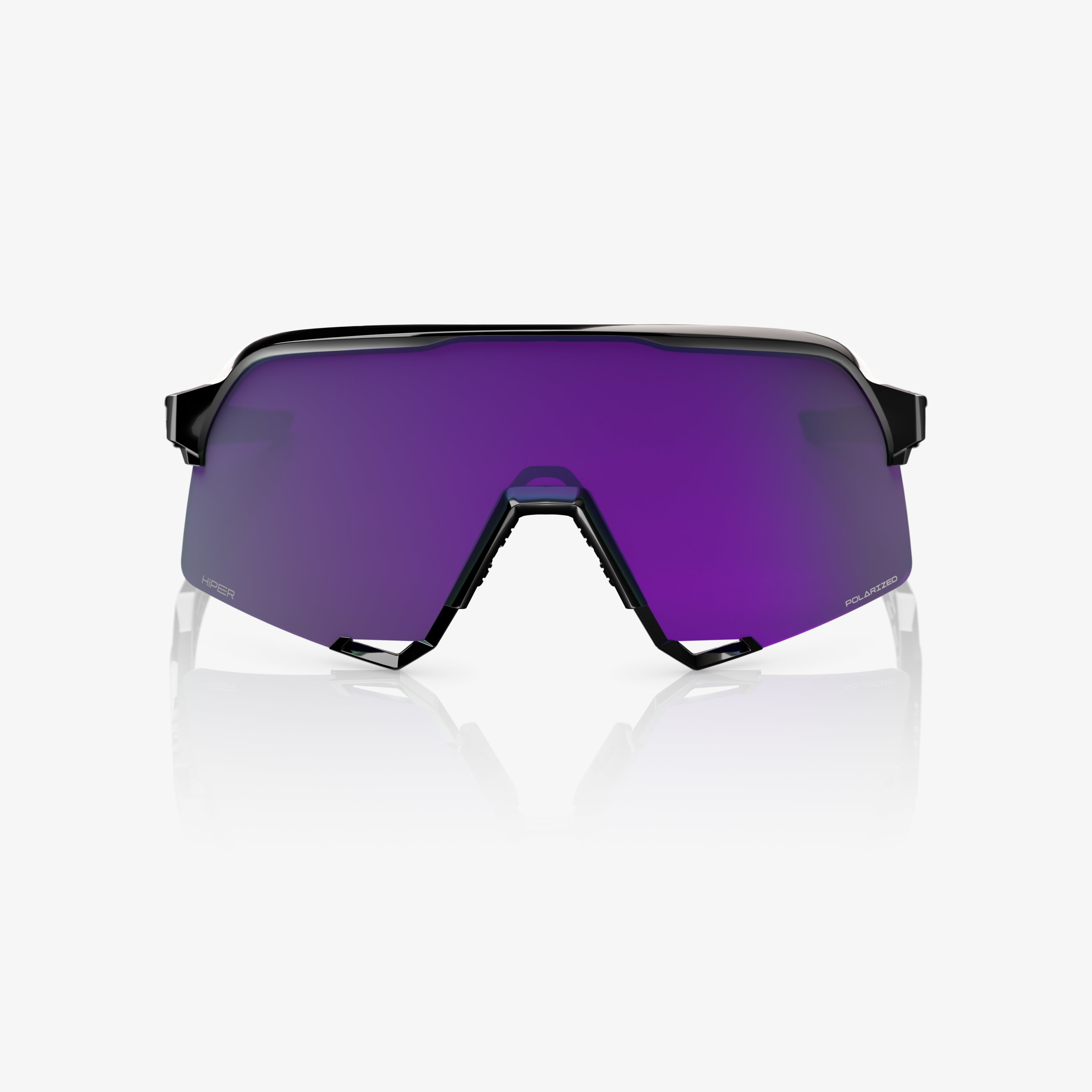 100-s3-polished-black-sonnenbrille-lavender-mirror-polarisiert image 2