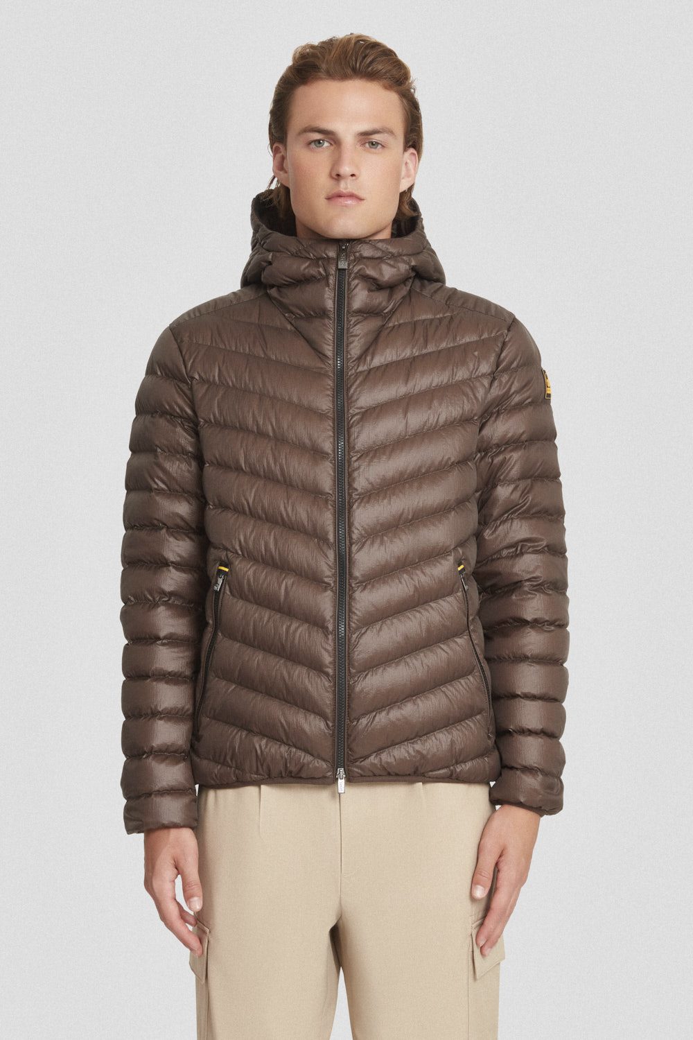 ciesse-outdoor-piumini-daunenjacke-braun-800fp-kapuze image 2