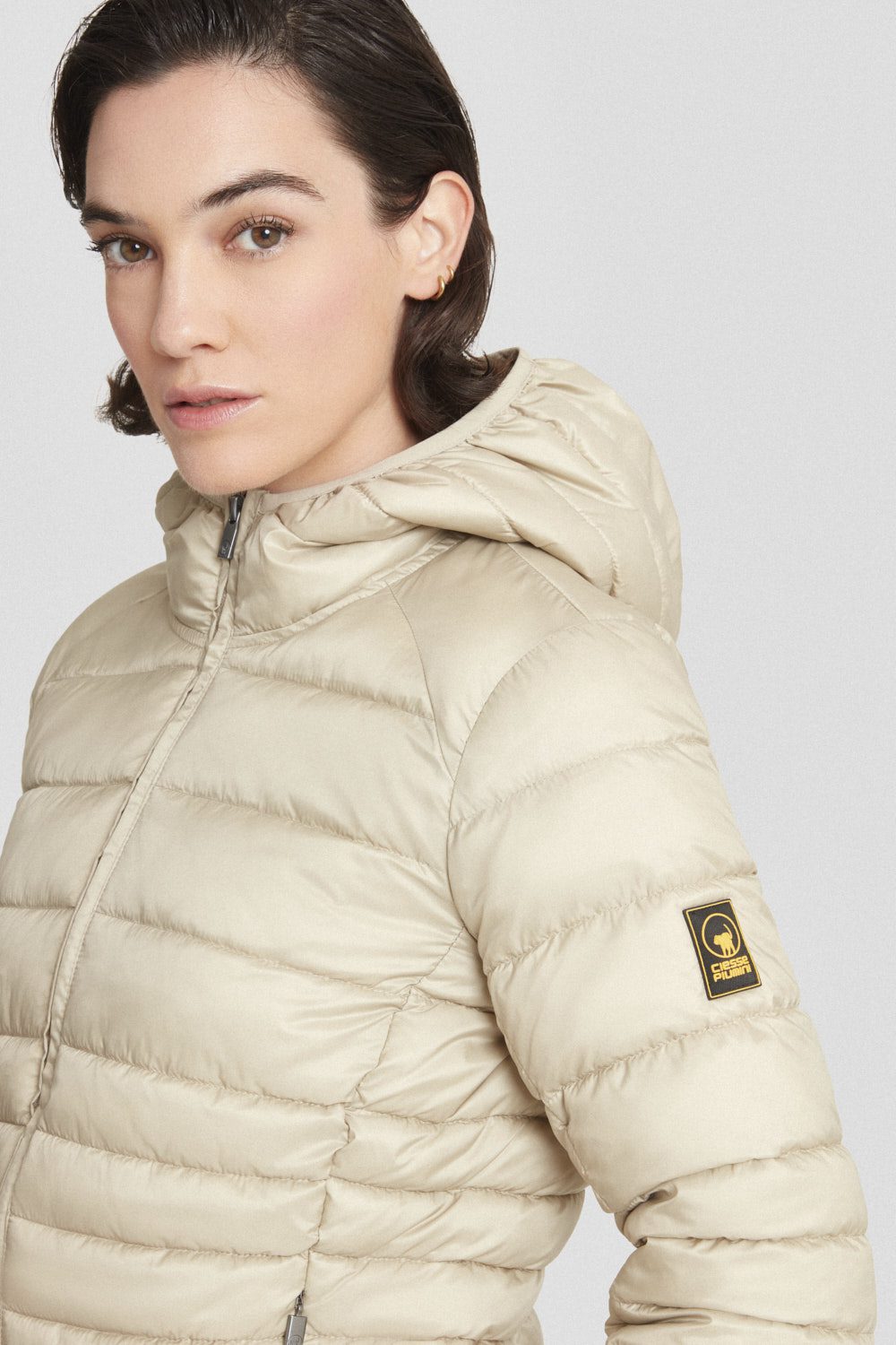 ciesse-outdoor-piumini-kurze-daunenjacke-beige-recycelt image 3