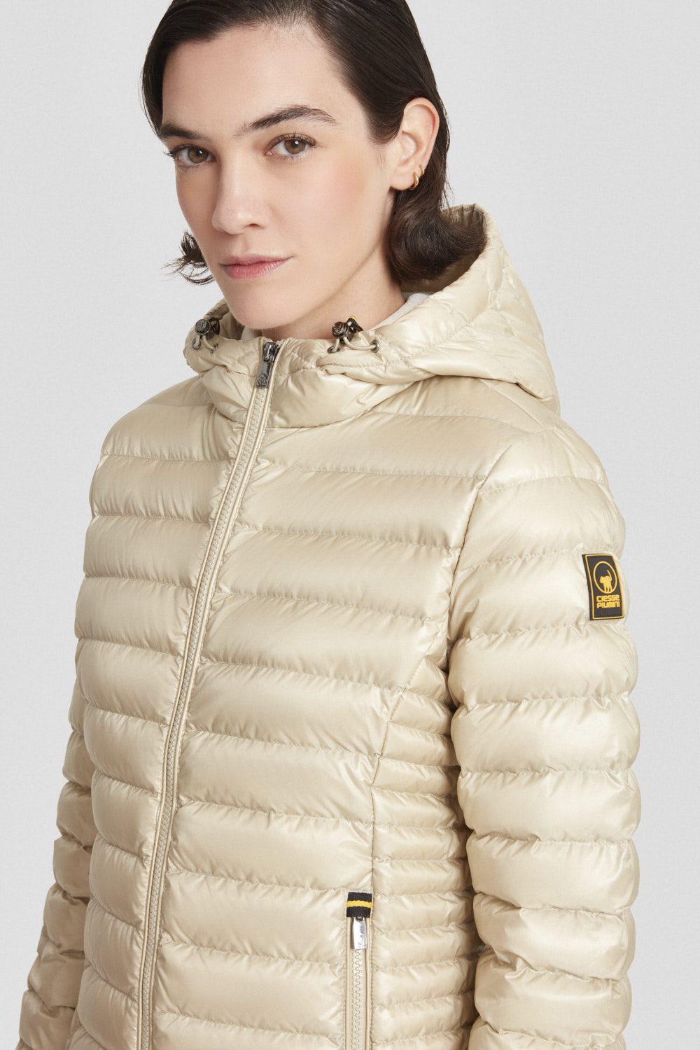 ciesse-outdoor-piumini-daunenjacke-beige-mit-kapuze-leicht image 3