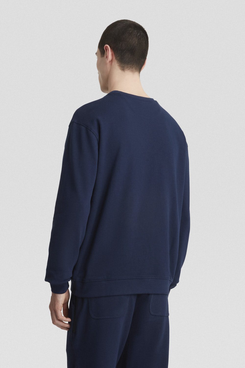 ciesse-outdoor-felpe-sweatshirt-blau-rundhals-baumwolle-2 image 4