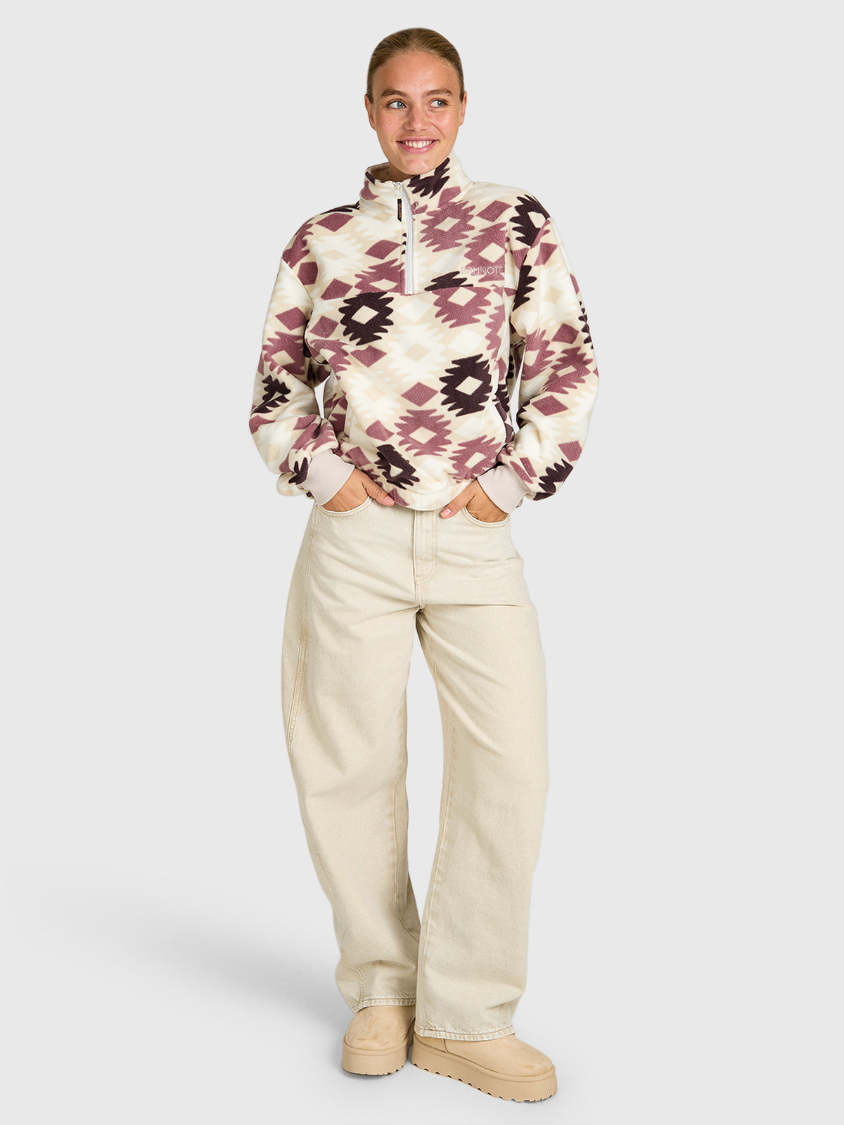 brunotti-peggy-damen-fleece-moonbeam-locker-polyester image 5