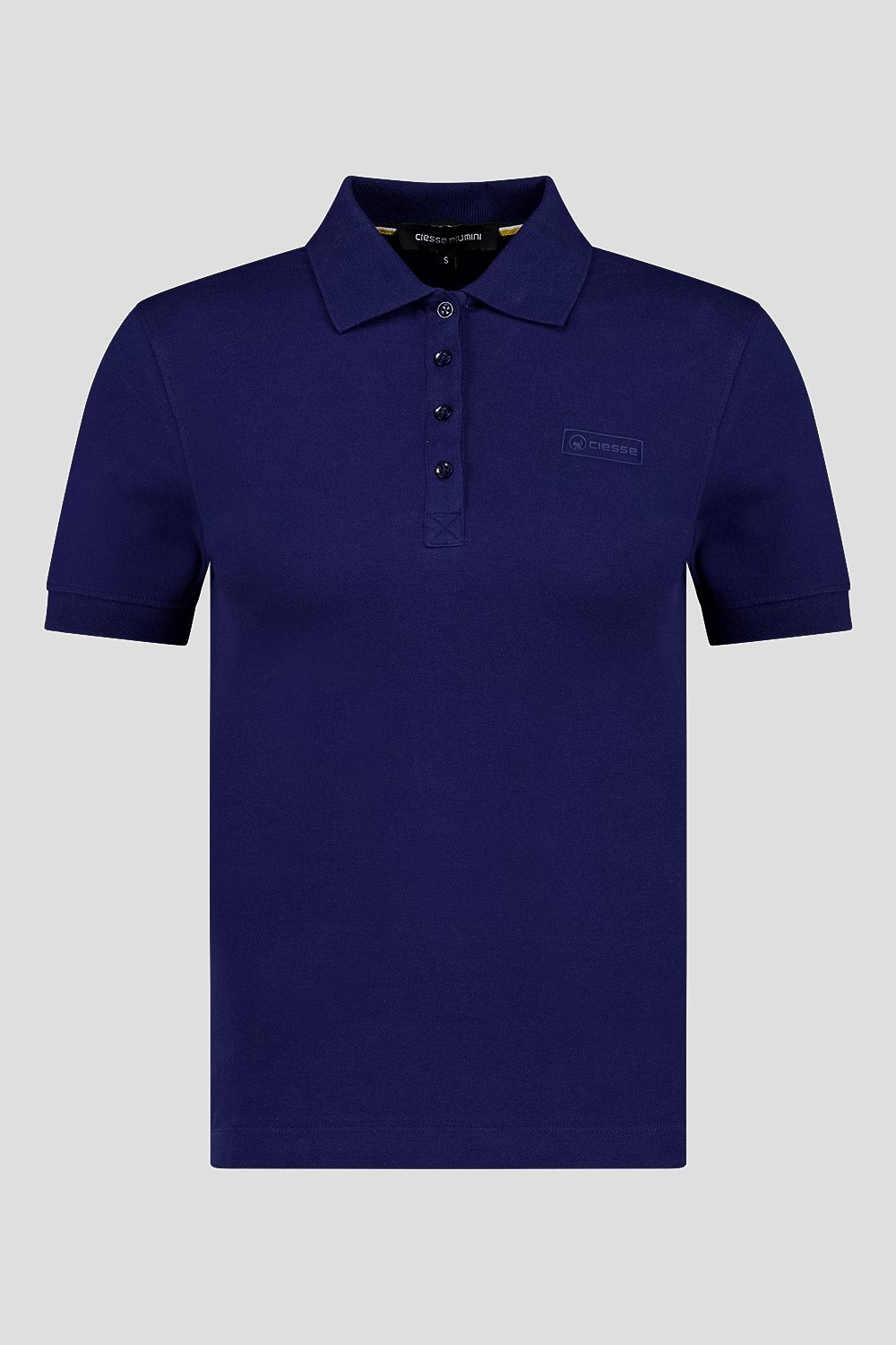 ciesse-polo-jersey-stretch-polohemd-navy-slim-fit-baumwolle image 3