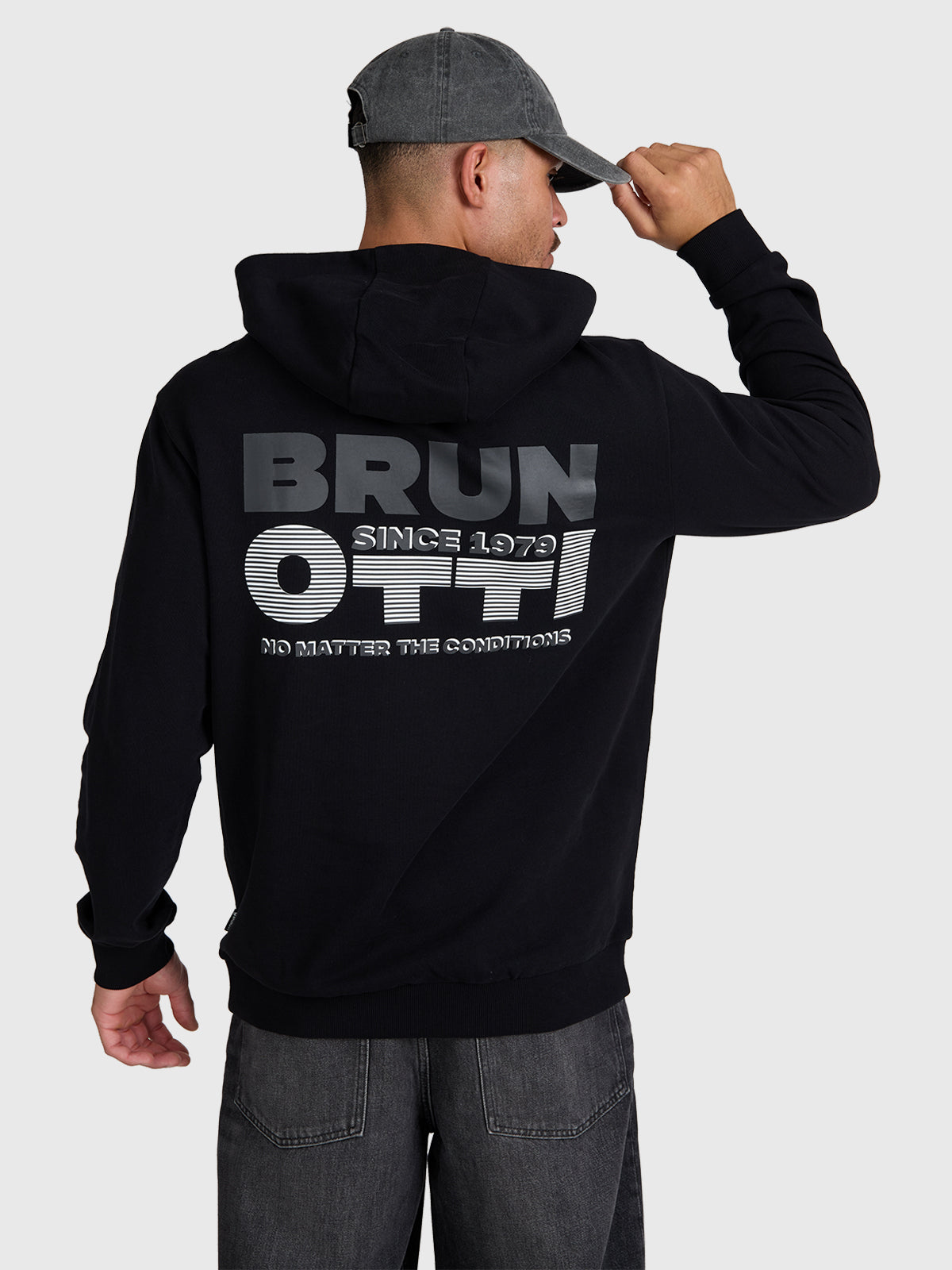 brunotti-colombis-herren-hoodie-schwarz-baumwolle image 2