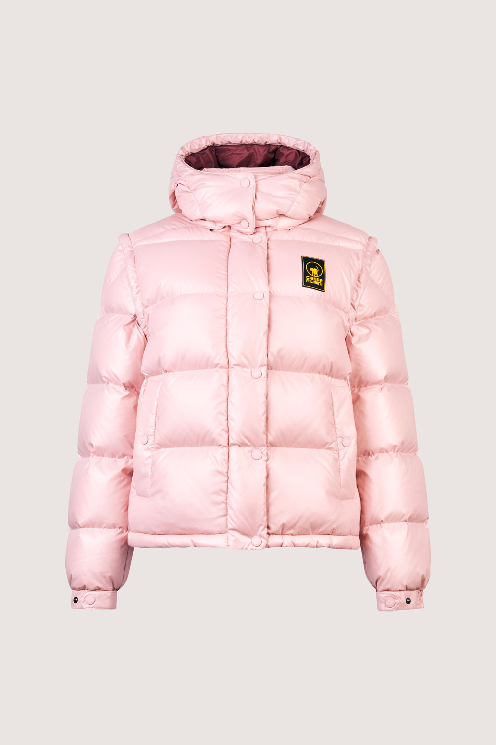 ciesse-piumini-ginny-daunenjacke-rosa-abnehmbare-rmel image 3