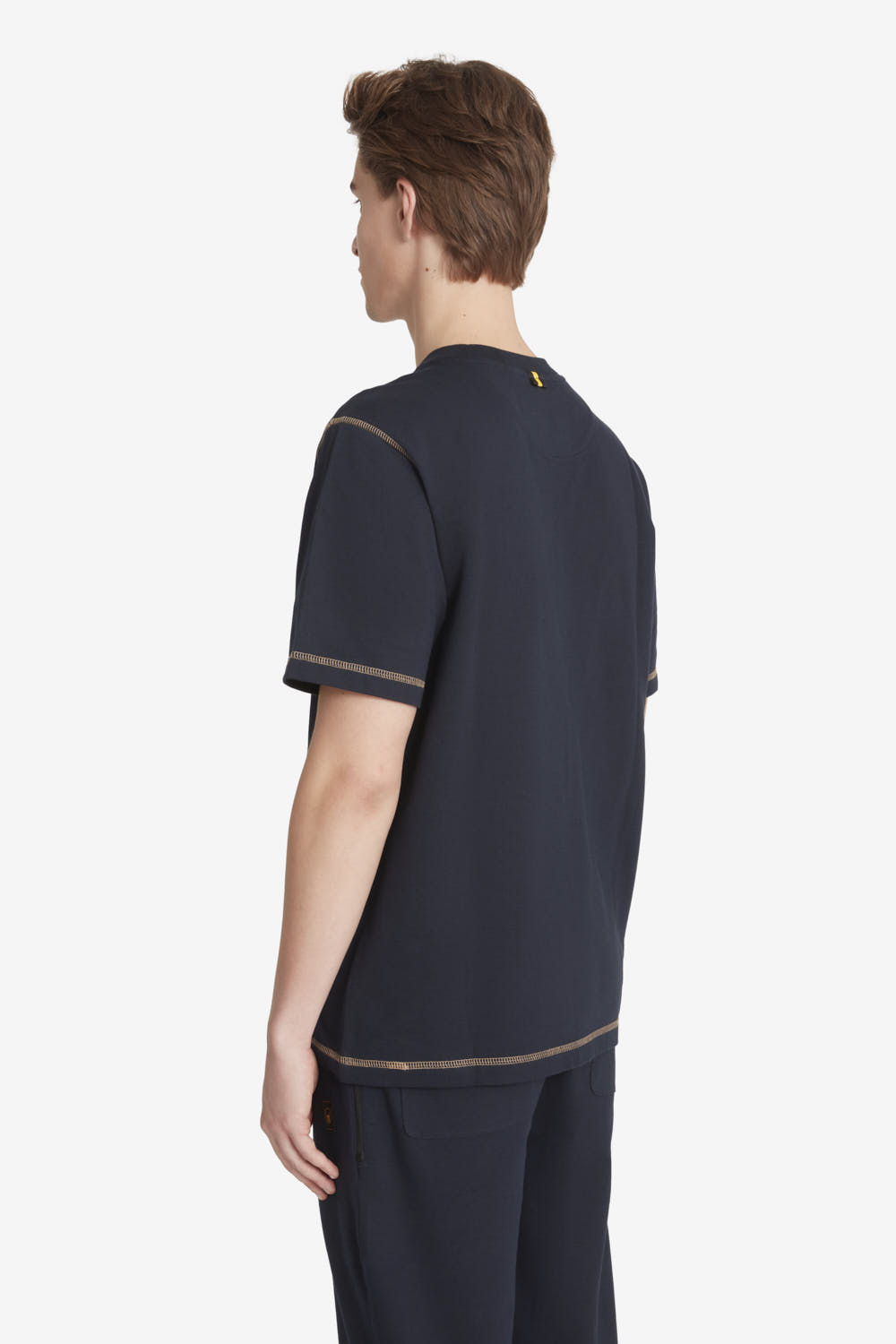 ciesse-outdoor-crincy-t-shirt-dunkelblau-baumwolle-oversize image 4