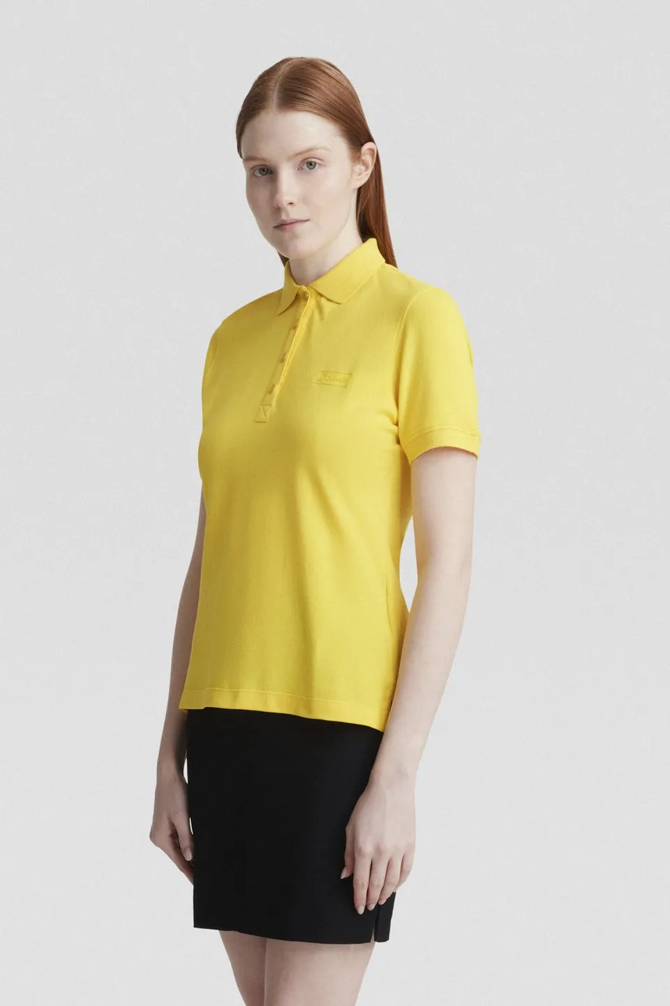 ciesse-outdoor-polo-stretch-slim-gelb-jersey-kn-pfe image 1