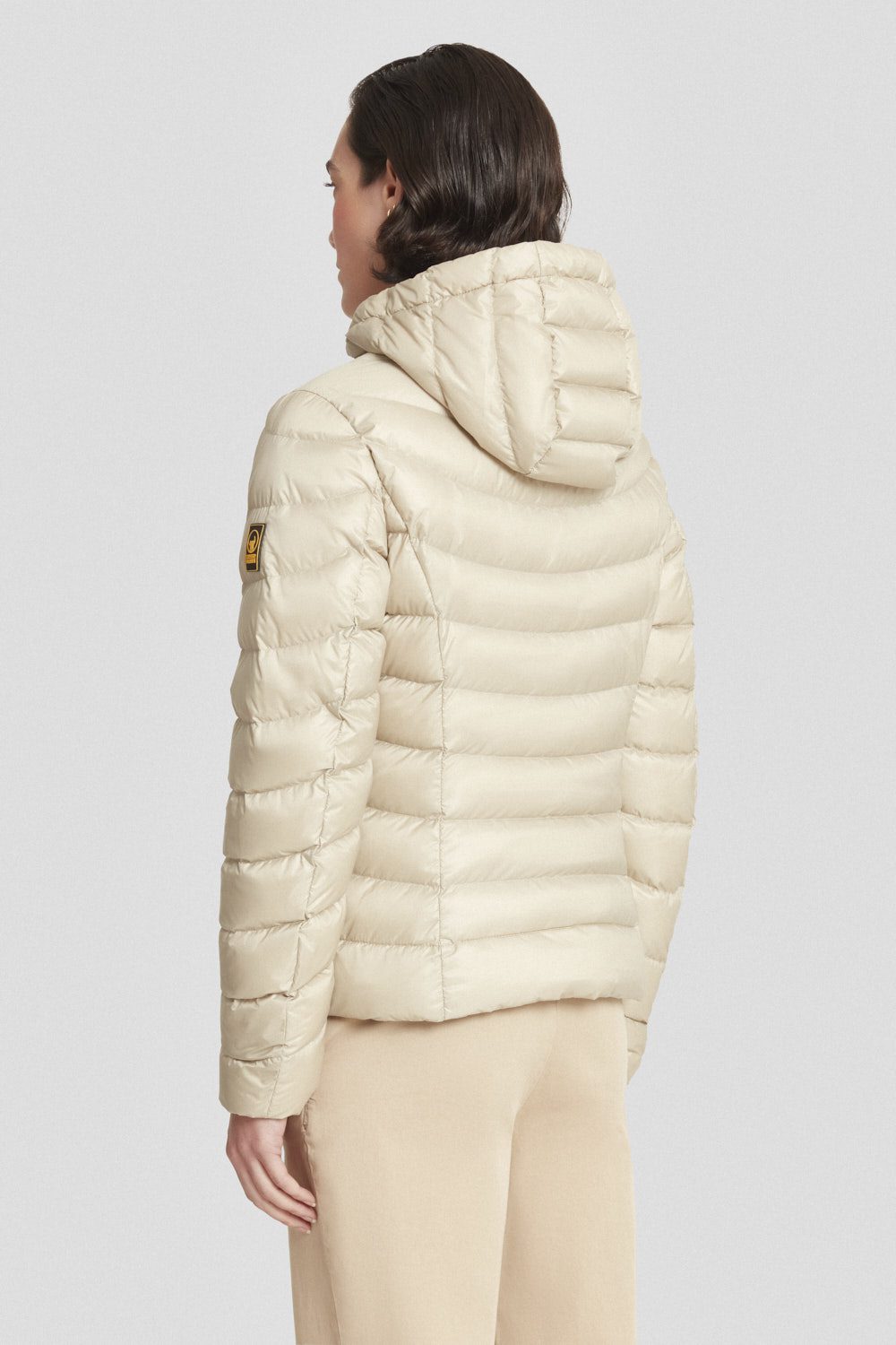 ciesse-outdoor-daunenjacke-braun-800fp-kapuze-leicht-dwr image 4
