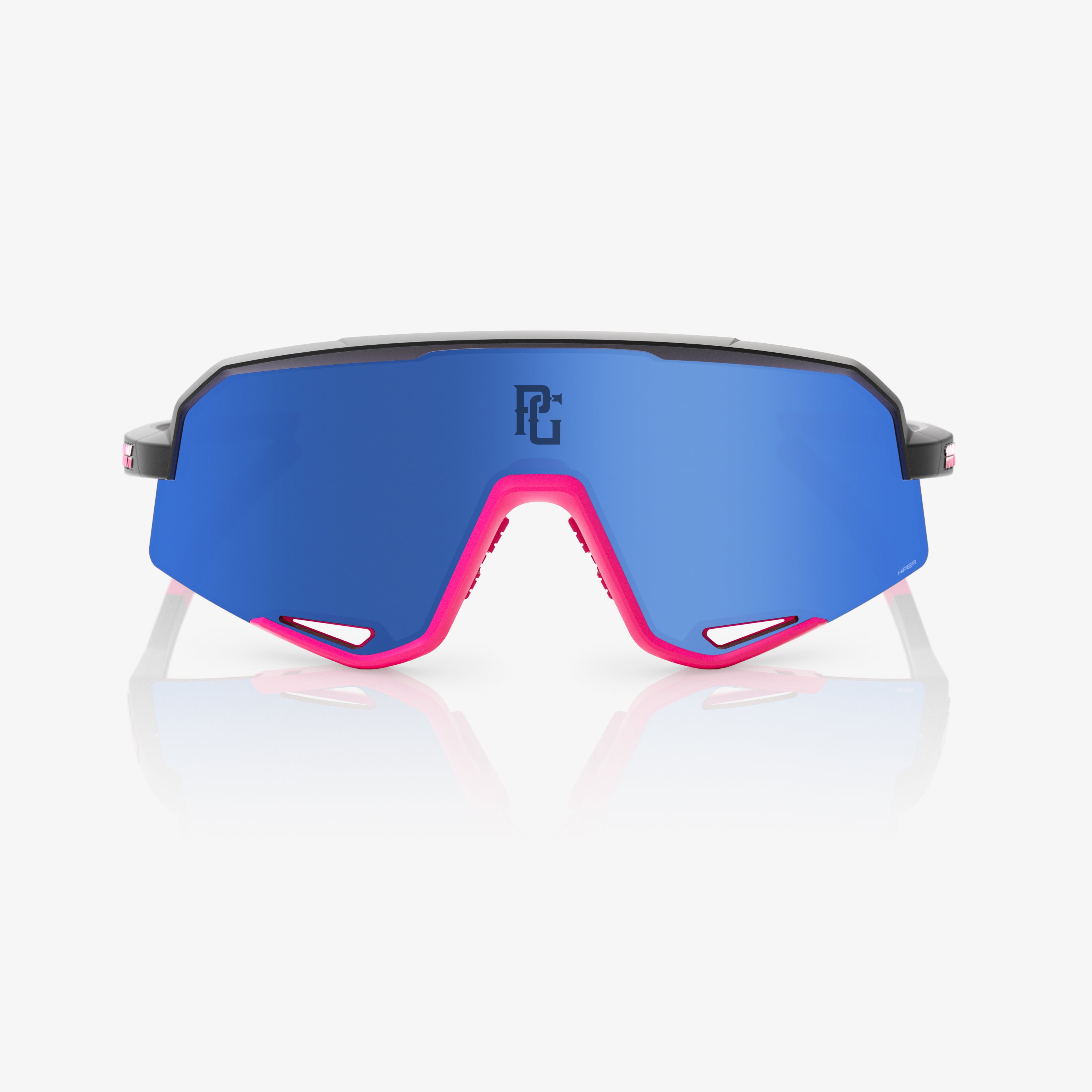 100-slendale-sonnenbrille-matte-black-pink-hiper image 2