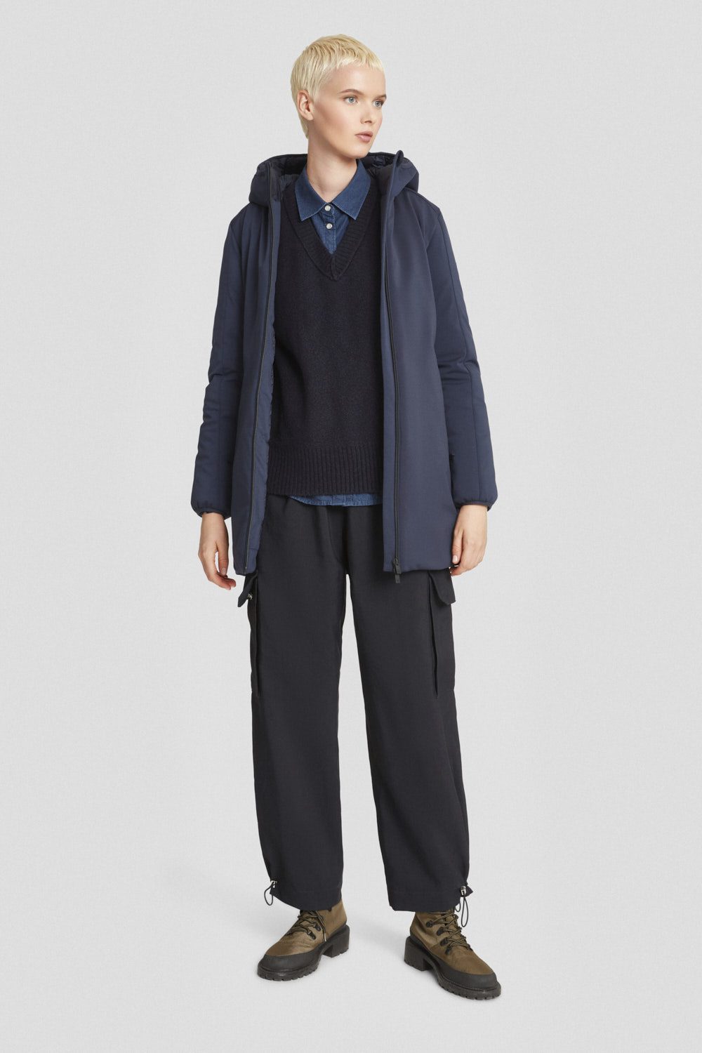 ciesse-outdoor-softshelljacke-lang-blau-wasserdicht image 2