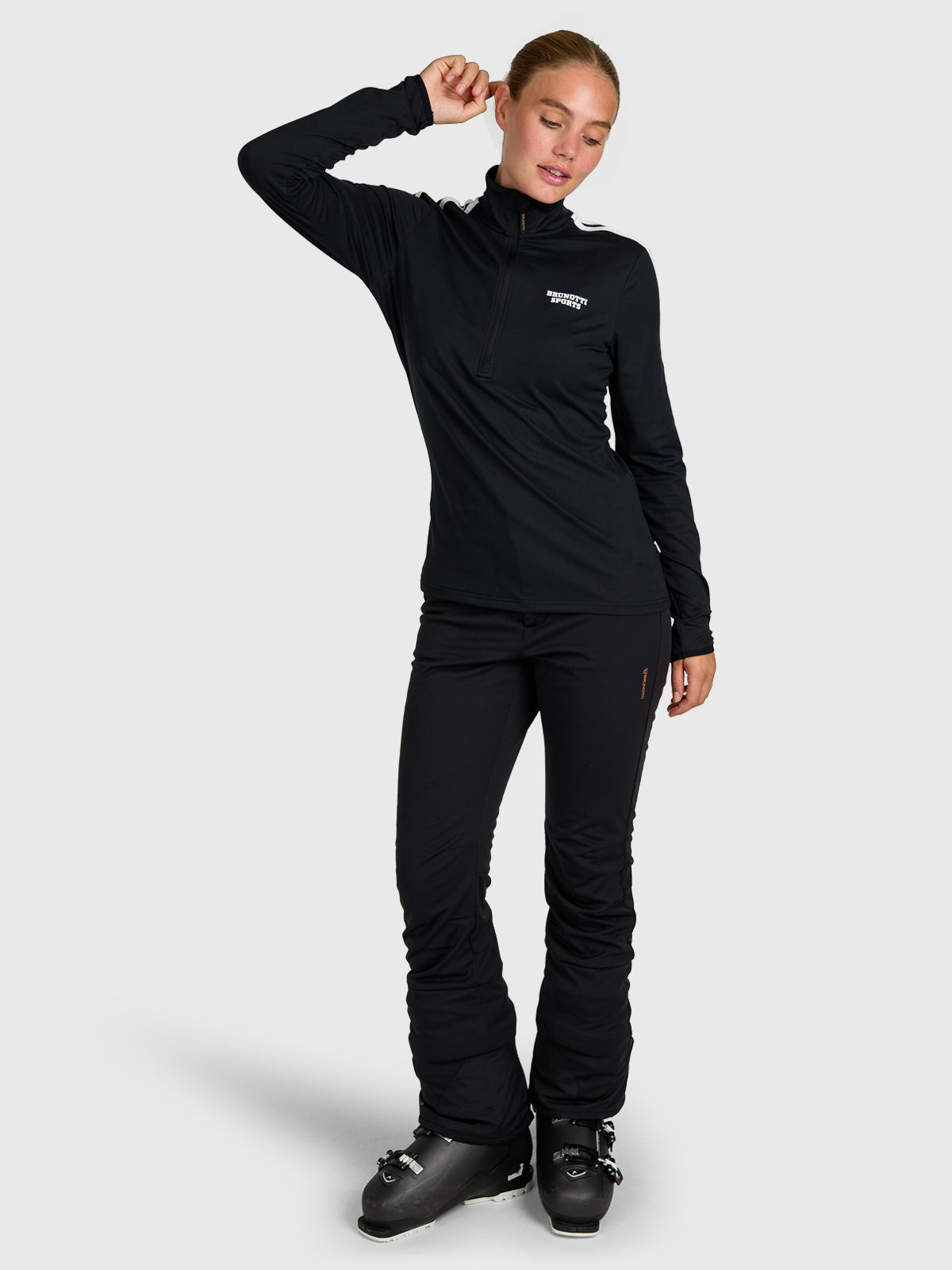 brunotti-rodia-damen-fleece-schwarz-slim-fit-ski image 5