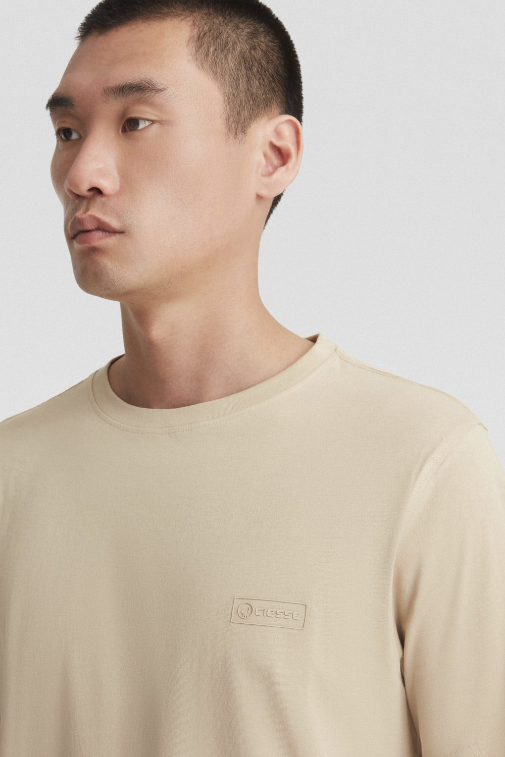 ciesse-outdoor-t-shirt-beige-baumwolle-rundhals image 6