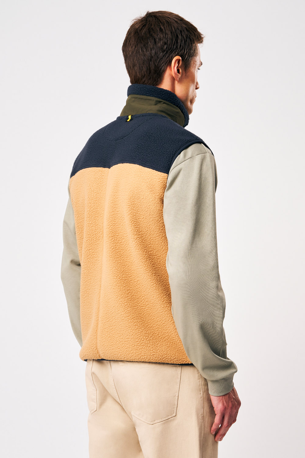 ciesse-outdoor-julio-teddyweste-herren-beige-fleece image 5