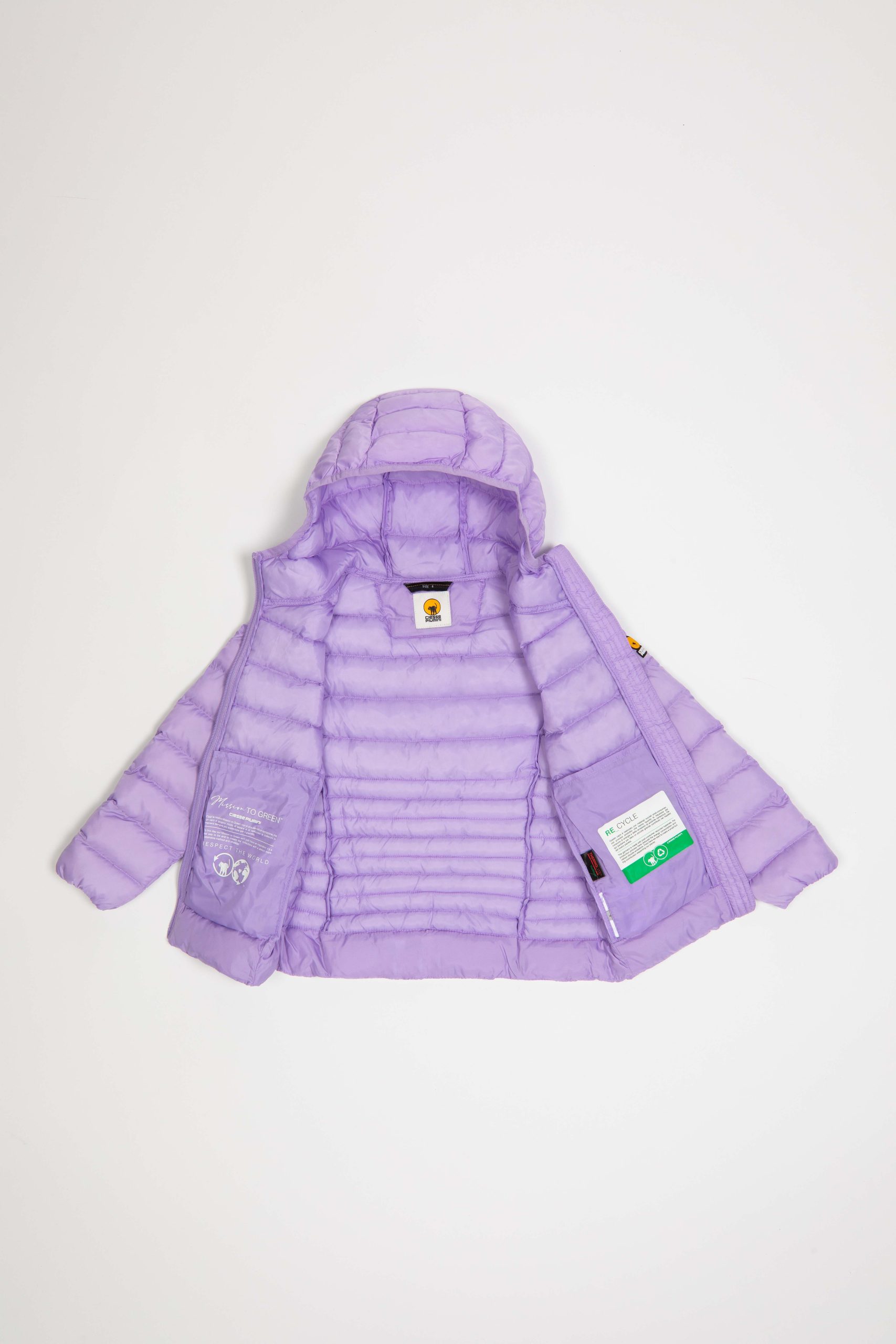 ciesse-outdoor-willowel-girl-daunenjacke-lila-recycelt-kapuze image 1